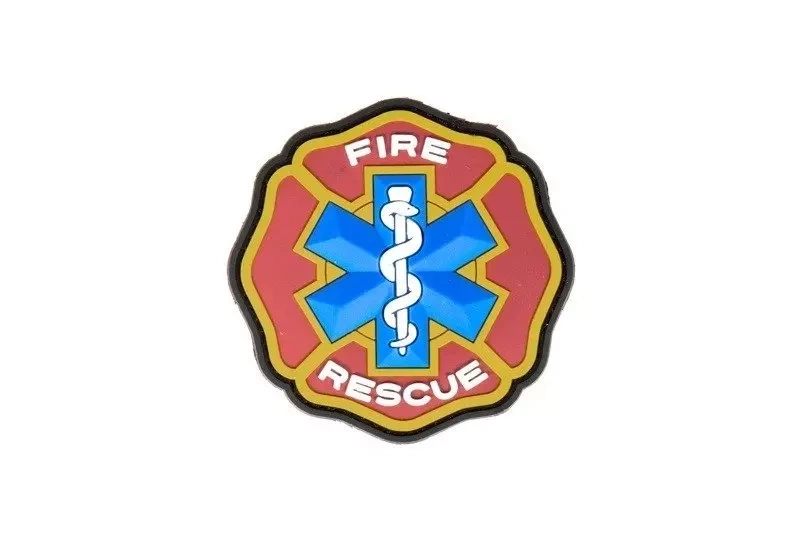 Parche PVC para bomberos - A todo color
