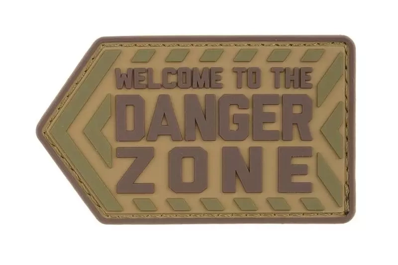 Parche Zona de peligro PVC - Multicam