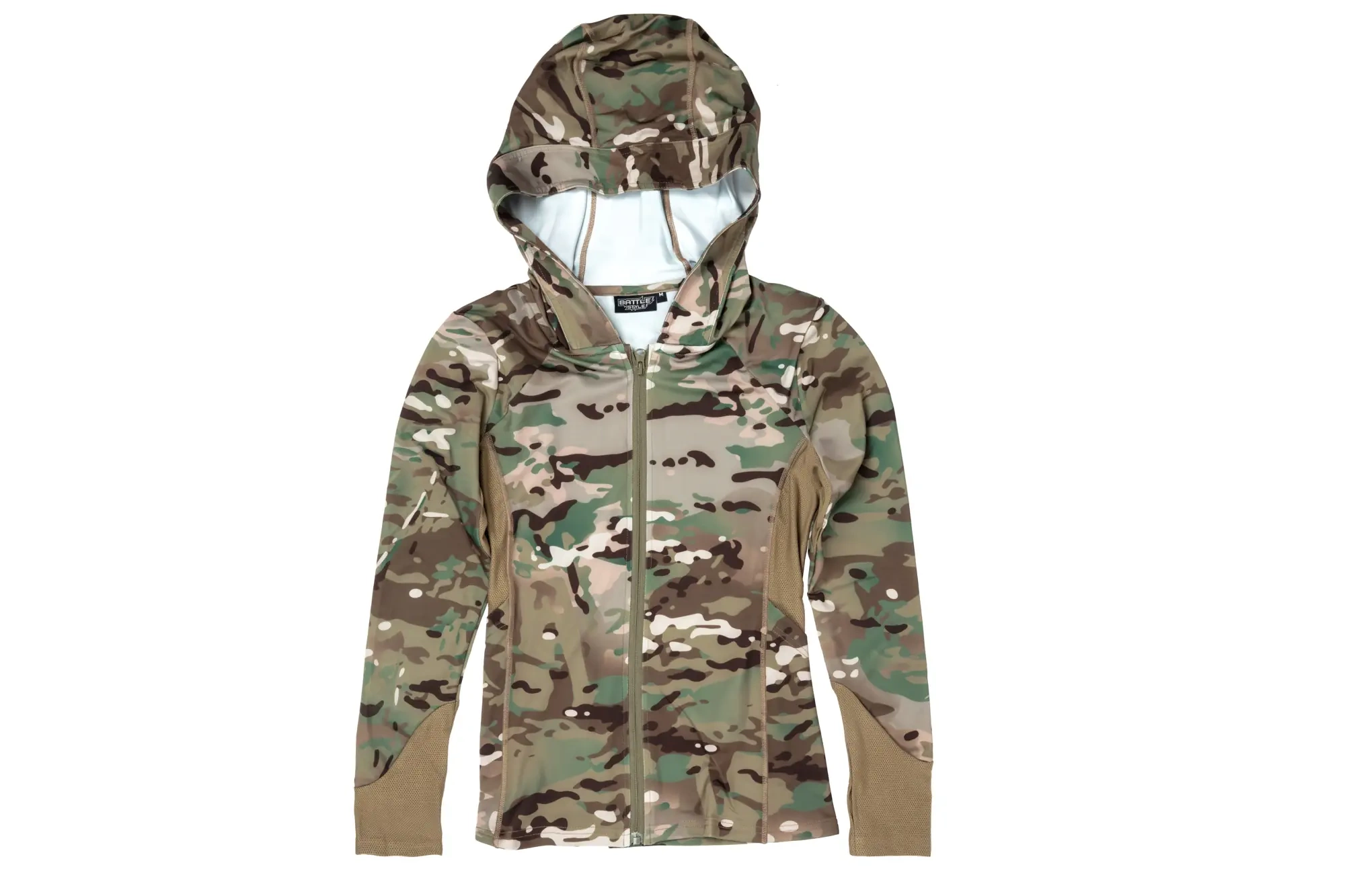Parka elástica con capucha - Multicam