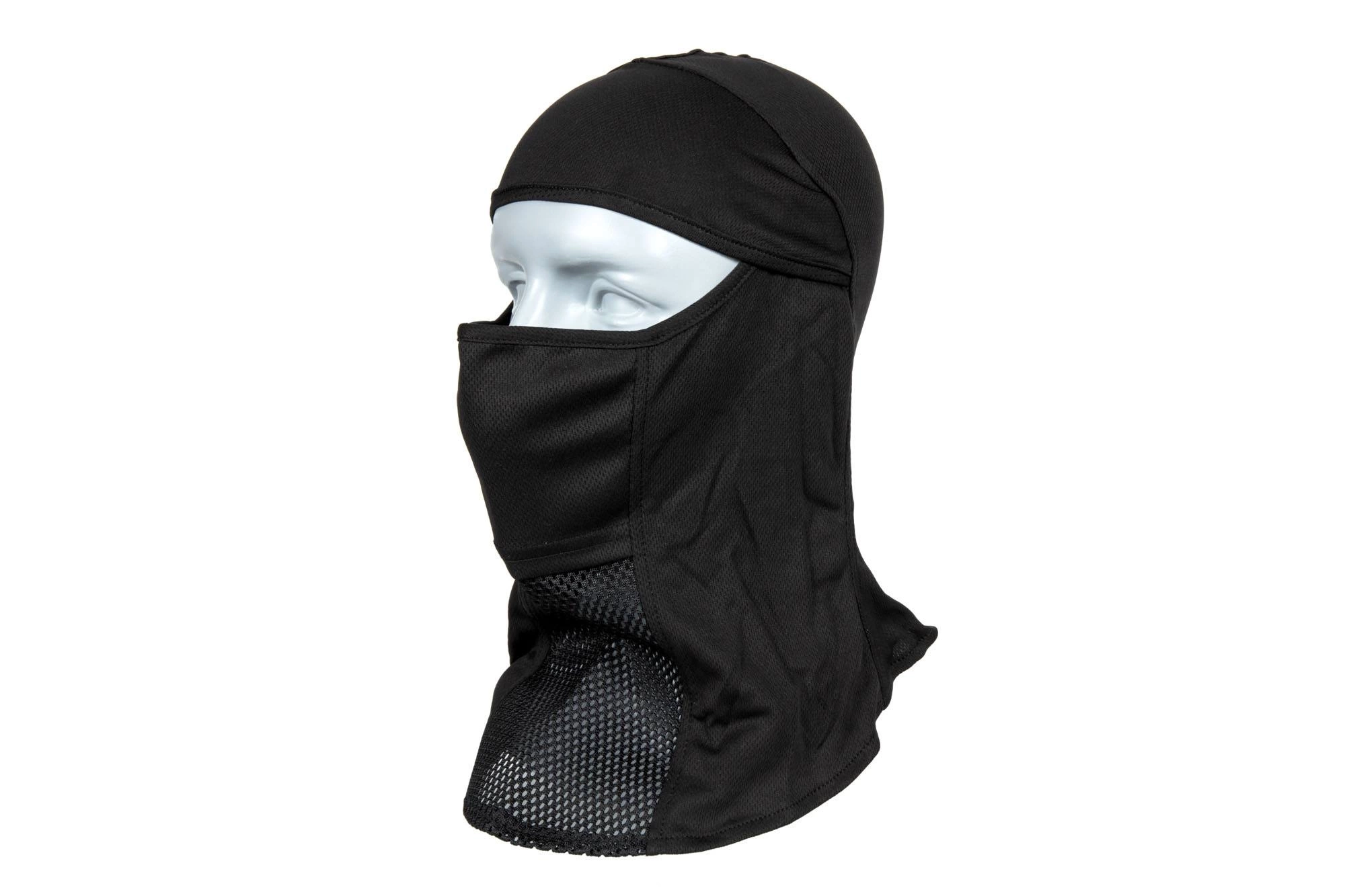 Pasamontañas ligero con protector facial - negro