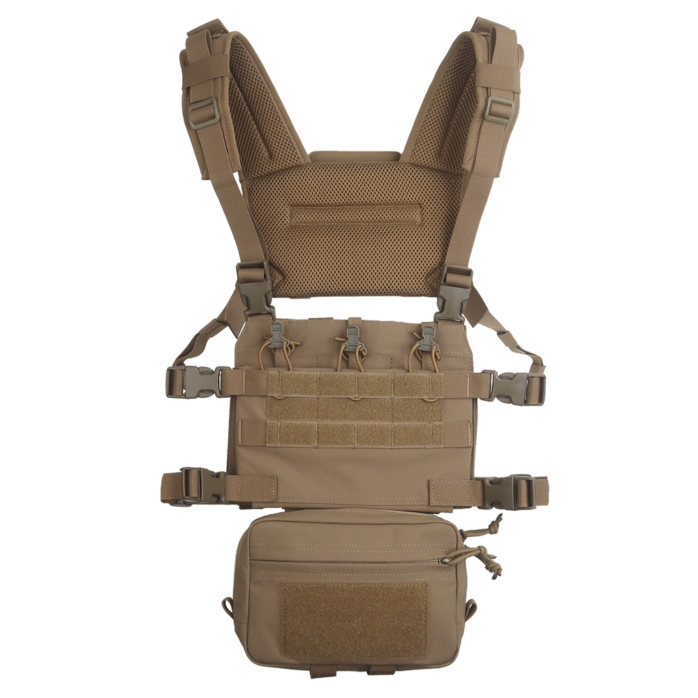 Pecho Rig Chaleco Wosport VE-107 Coyote Brown