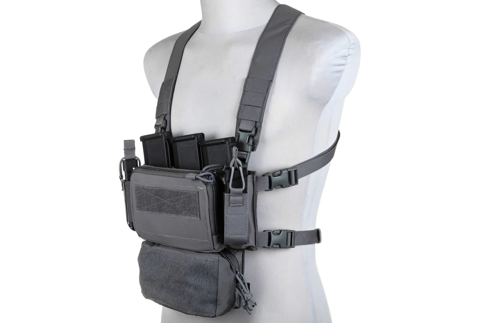 Peto Polivalente Wenator 2.0 Chaleco Táctico PRIMAL GEAR Gris Batalla