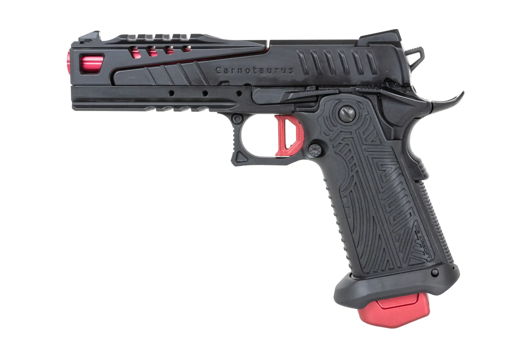 Pistola ICS Hi-Capa Carnotaurus Green Gas airsoft
