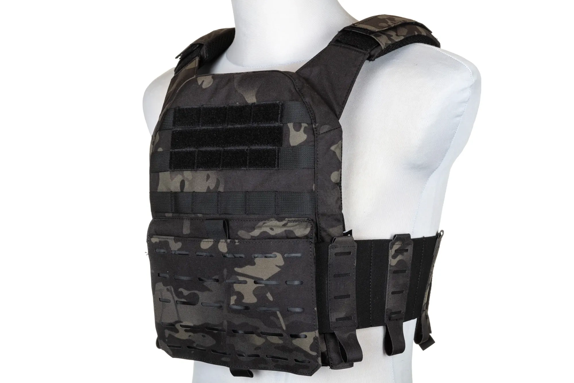 Portaplacas Specna Arms Chaleco Táctico Avanzado MC Negro