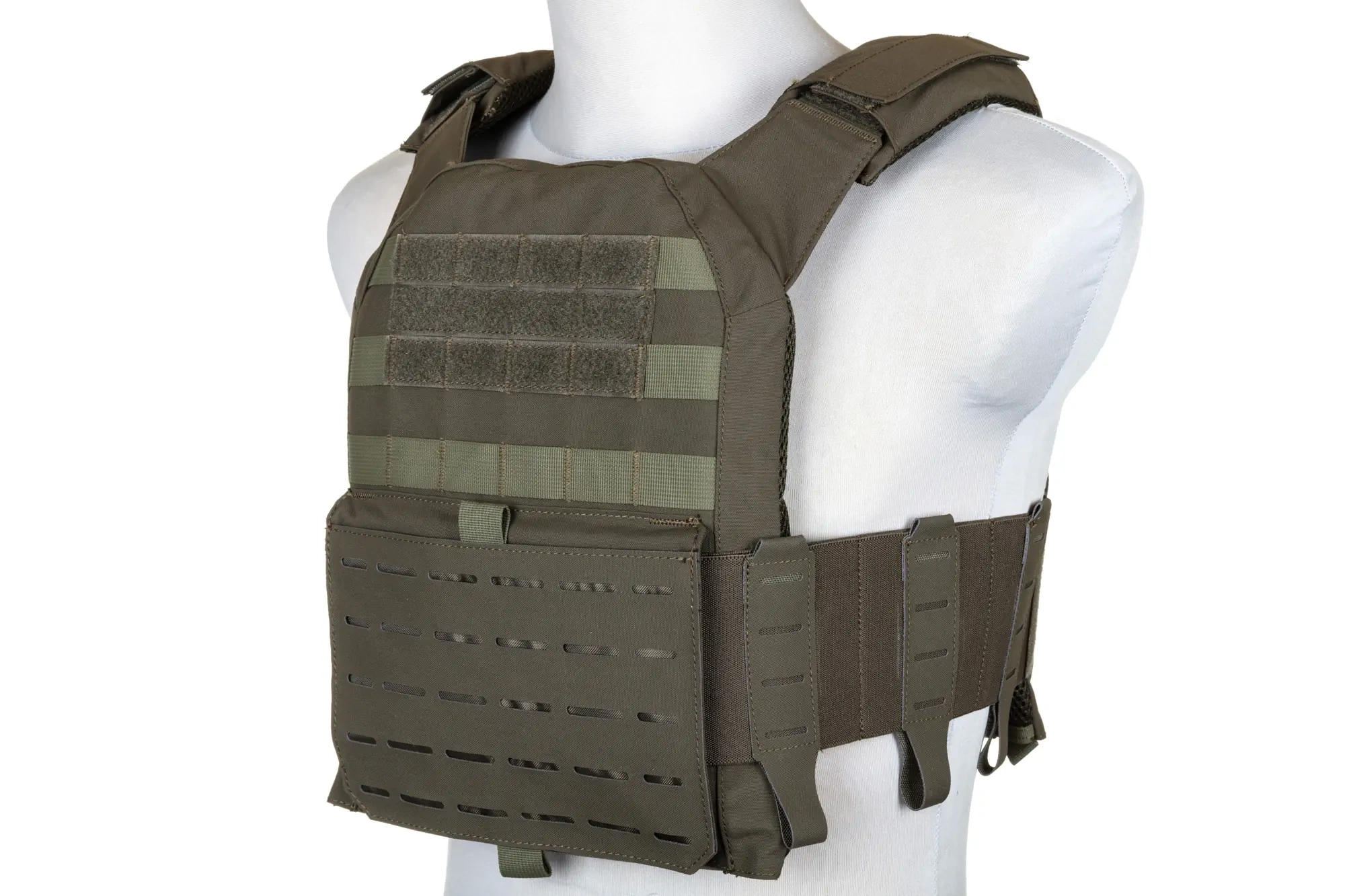 Portaplacas Specna Arms Chaleco Táctico Avanzado Oliva