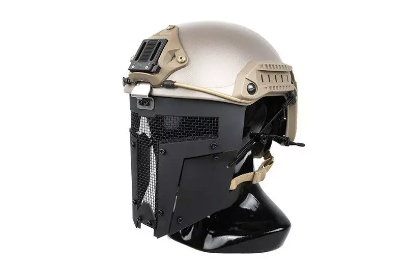 Protector facial SPT para cascoFAST - Negro