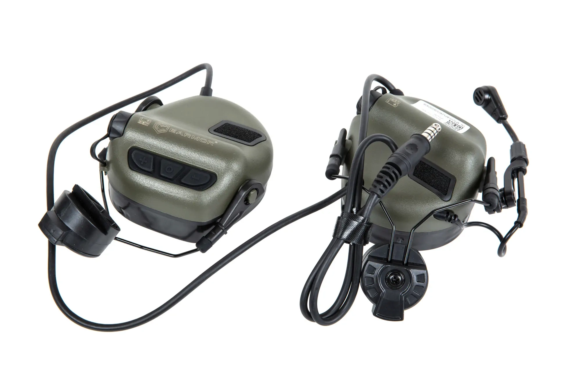 Protectores auditivos activos Earmor M32H Plus Foliage Green