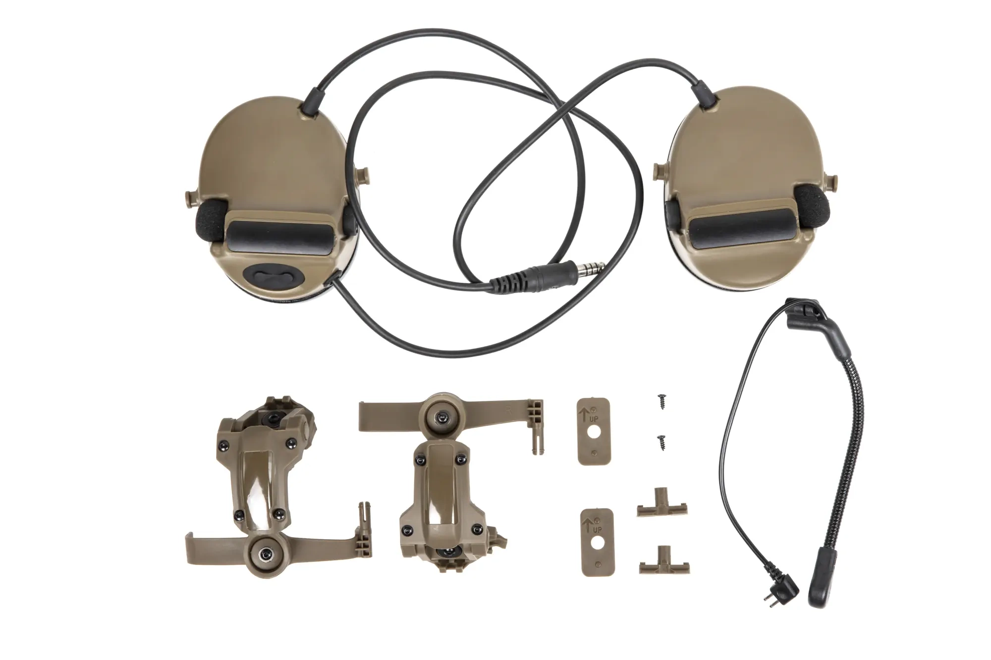 Protectores auditivos activos Wosport C5 HD-24 Tan