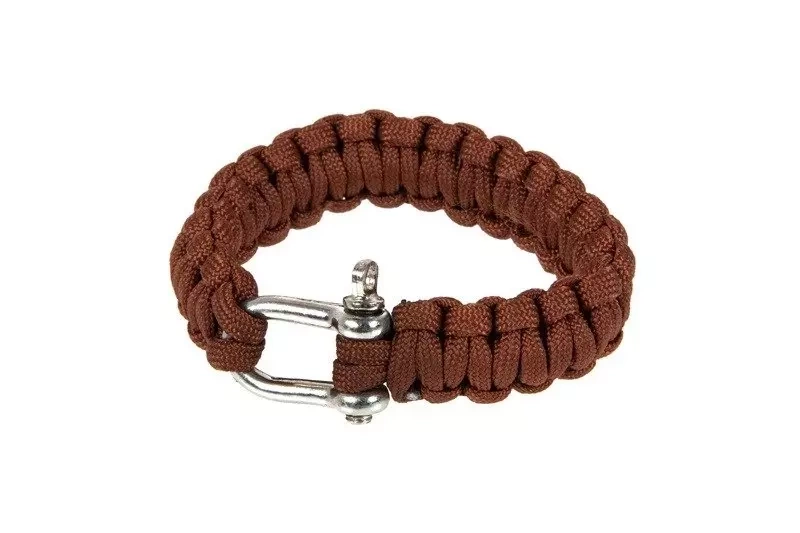 Pulsera de supervivencia (U) - marrón coyote