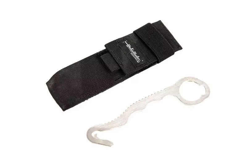 Réplica cuchillo de rescate - negro