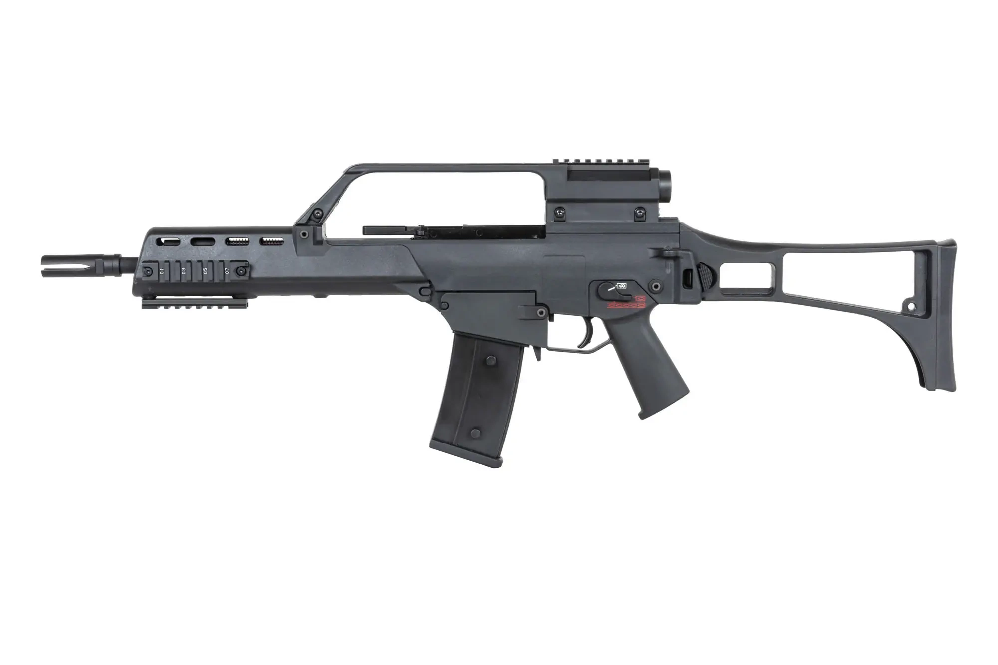 SRC DUAL POWER SR36K COB-304 Carabina airsoft con visor Negro
