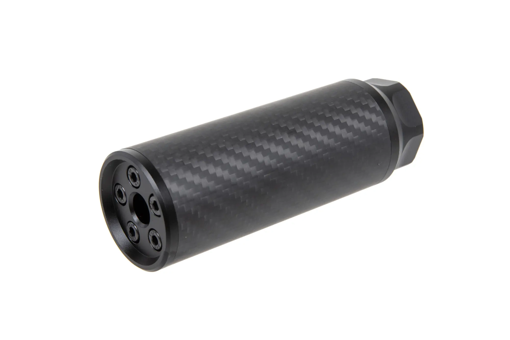 Silenciador Silred dotback Corto 24mm CW Carbono Negro