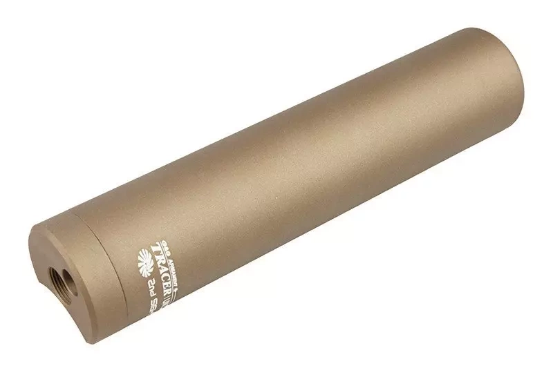 Silenciador con trazadorem bolas tipo Tracer - tan