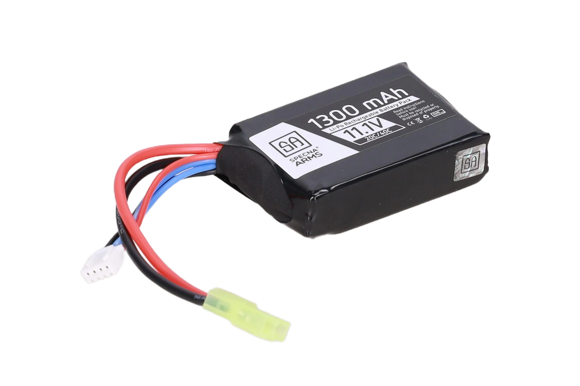 Specna Arms 1300mAh 20/40C 11.1V LiPo batería (AN/PEQ) mini tamiya