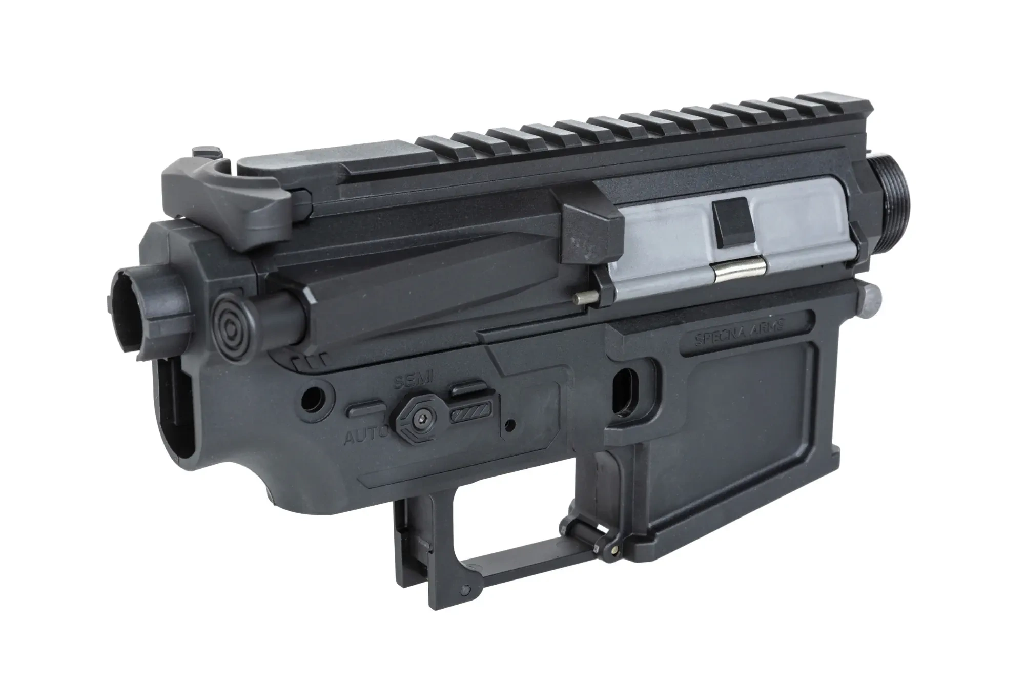Specna Arms Cuerpo SAAS para réplicas AR15 Core/Flex con piezas internas Negro