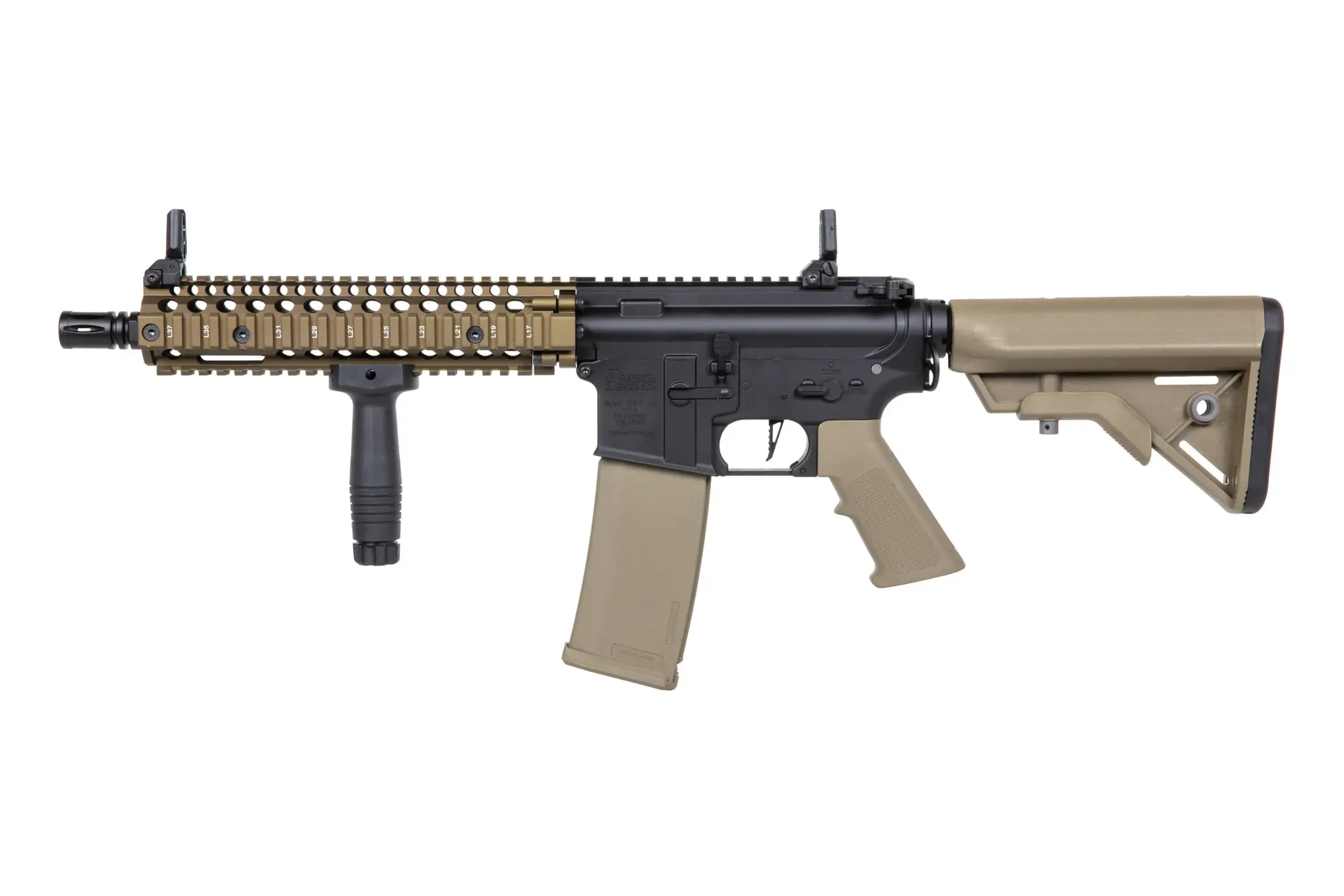 Specna Arms Daniel Defense® MK18 SA-E19 EDGE™ HAL ETU Carabina airsoft Caos Bronce (OUTLET)