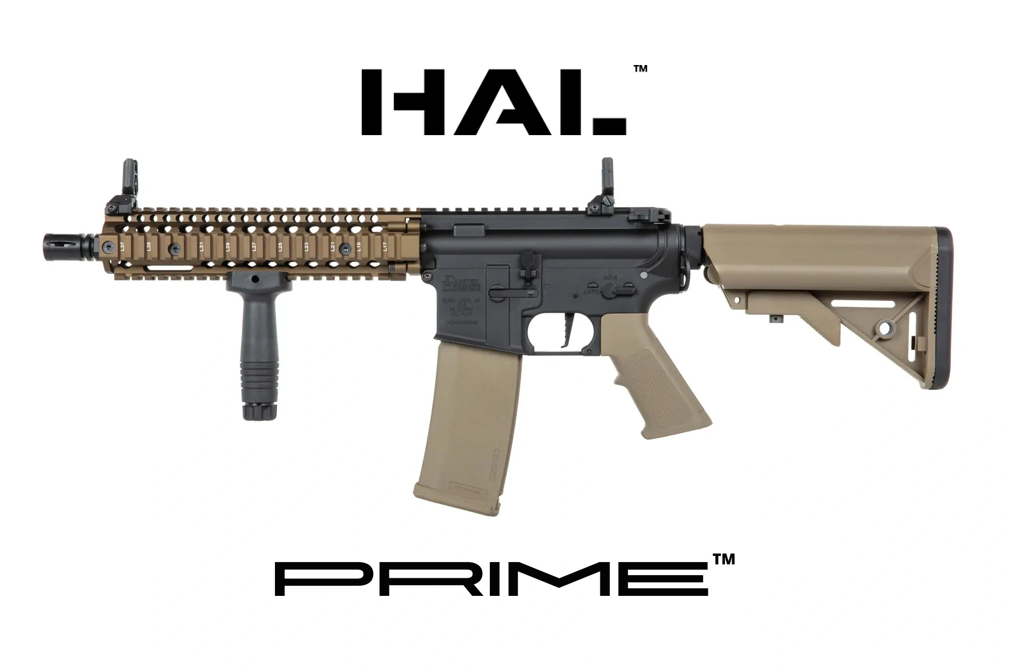 Specna Arms Daniel Defense® MK18 SA-P19 Prime™ BLDC™ HAL™ ETU Caos Bronce airsoft Carabina