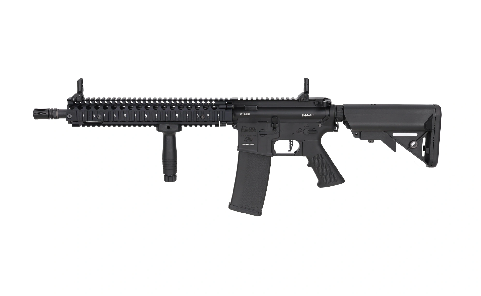 Specna Arms Daniel Defense® MK18 SA-P26 Prime™ BLDC™ Aster II ETU airsoft Carbine Negro