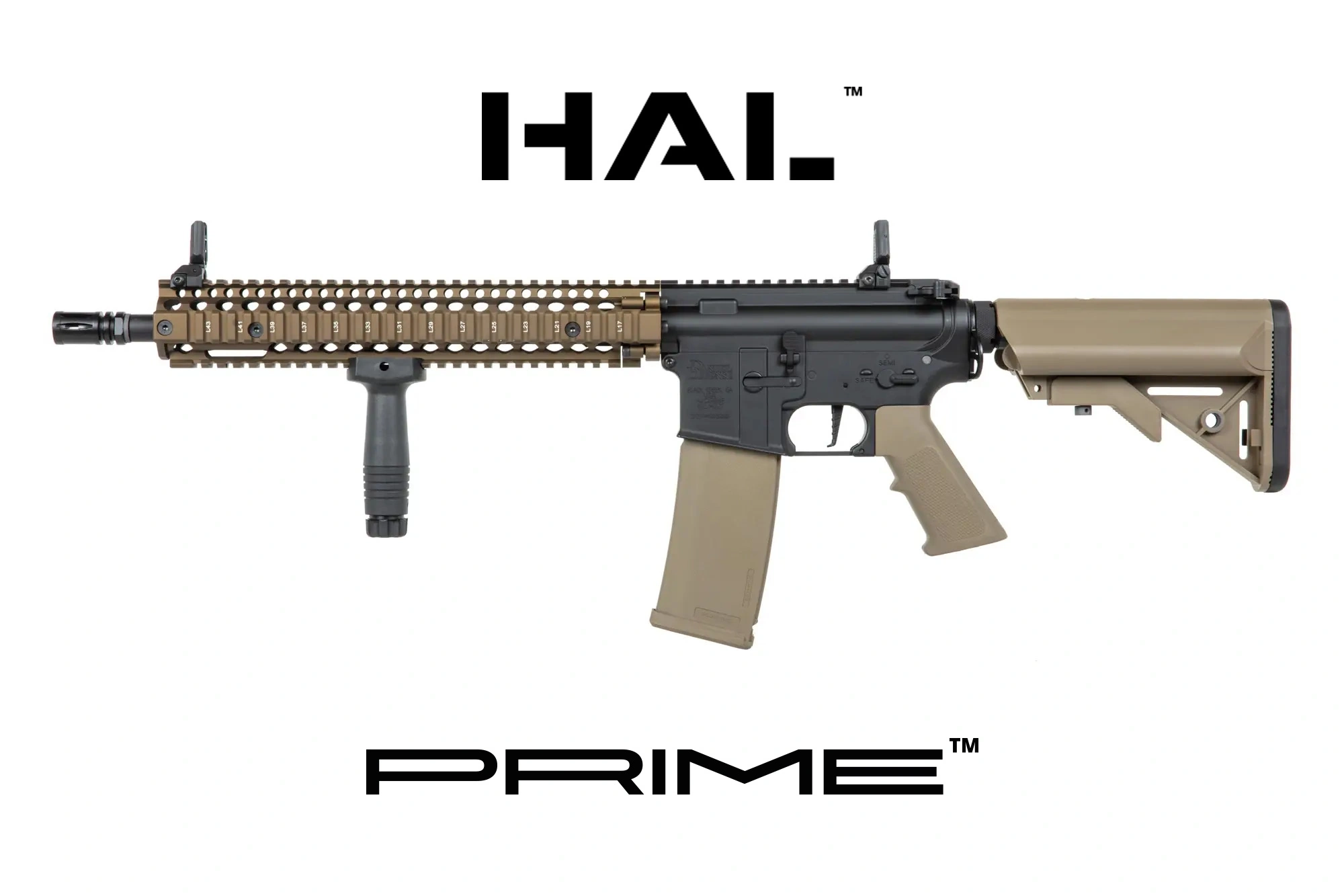 Specna Arms Daniel Defense® MK18 SA-P26 Prime™ BLDC™ HAL™ ETU Caos Bronce airsoft Carabina