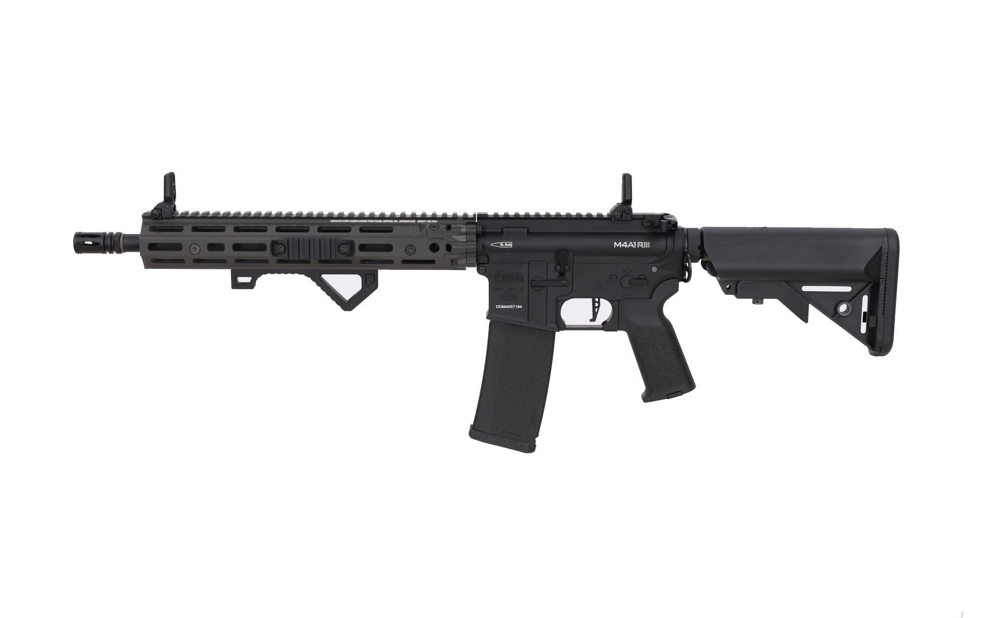 Specna Arms Daniel Defense® RIS III 12,5'' SA-P28 Prime™ BLDC™ Aster II ETU Gris Carabina airsoft