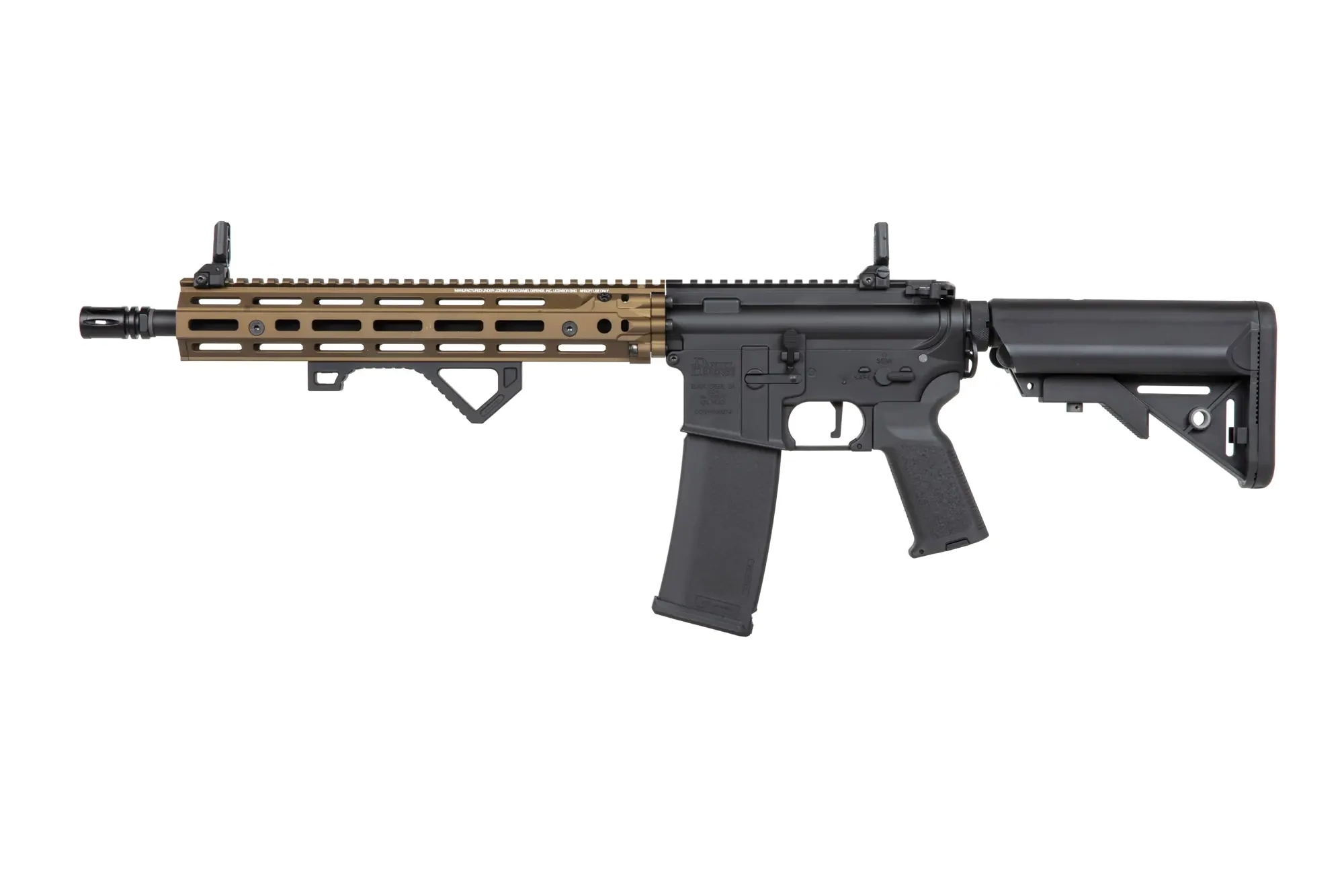 Specna Arms Daniel Defense® RIS III 12,5'' SA-P28 Prime™ BLDC™ Kestrel™ ETU Caos Bronce airsoft Carabina