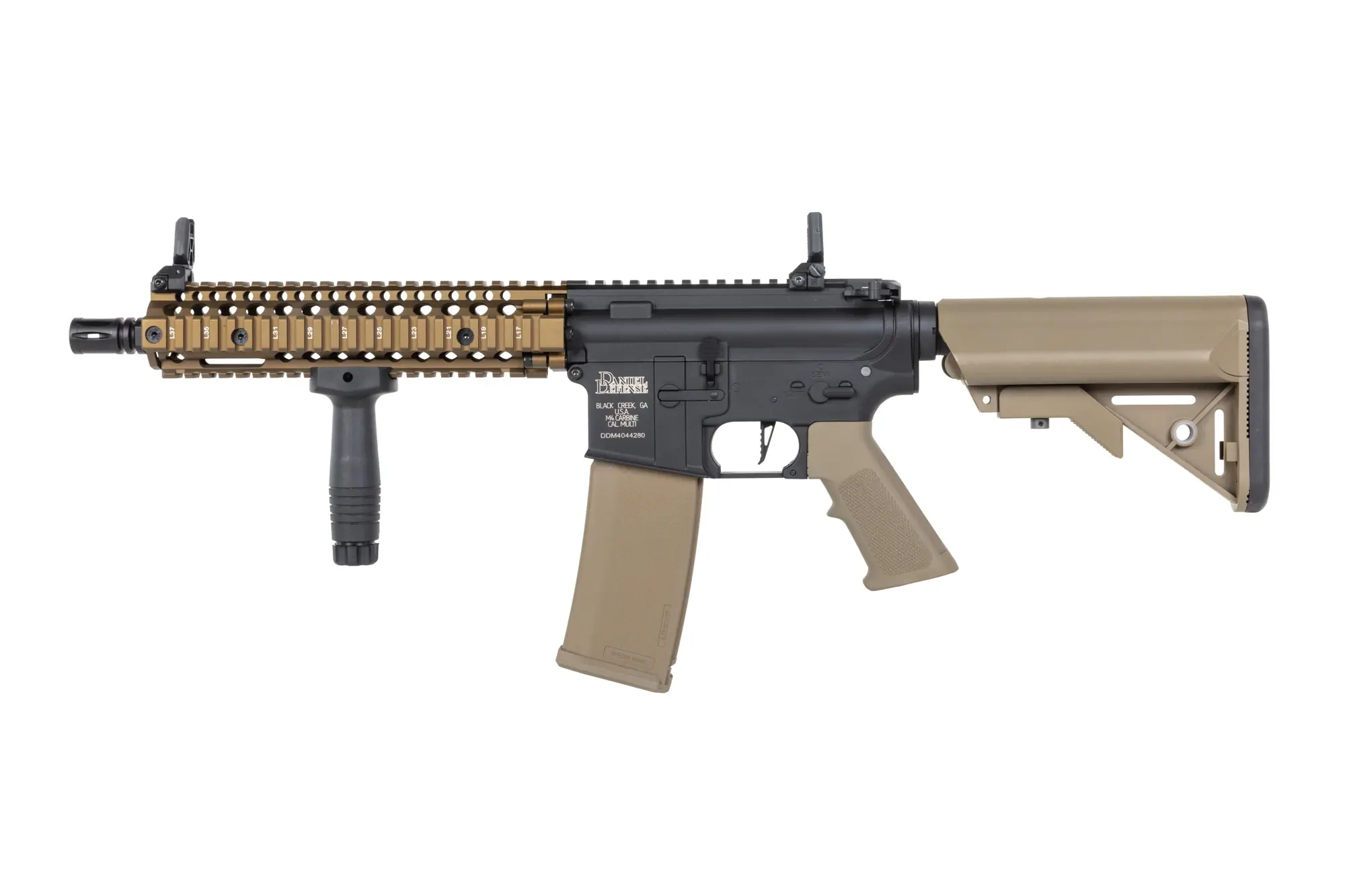 Specna Arms Daniel Defense® SA-C19 CORE™ HAL ETU™ Carabina airsoft de un solo disparo Caos Bronce