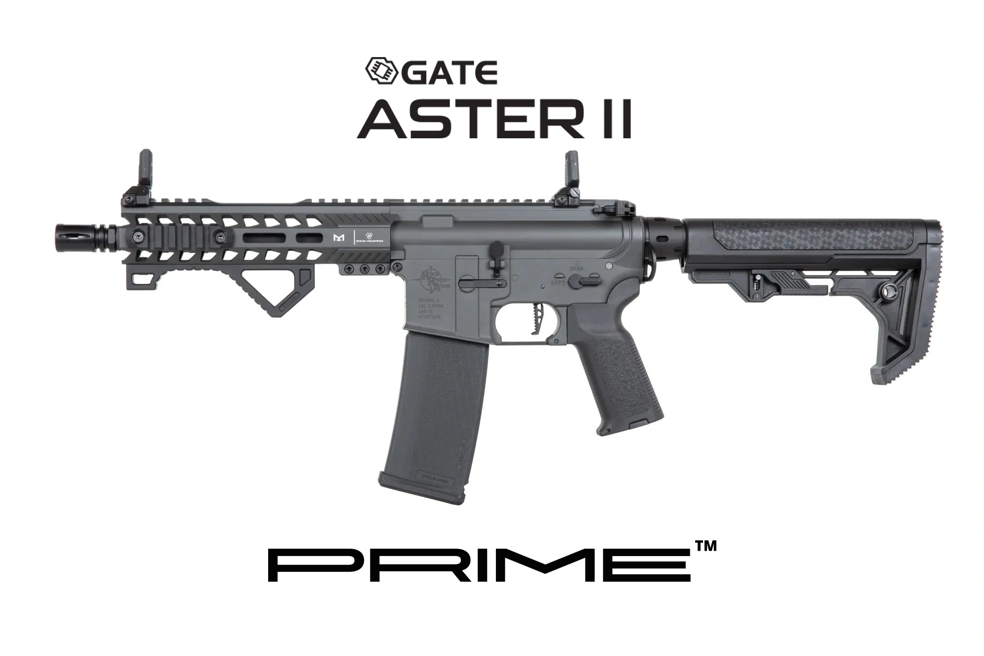 Specna Arms RRA SA-P17 Prime™ BLDC™ Aster II ETU Culata Light Ops Gris Carabina airsoft