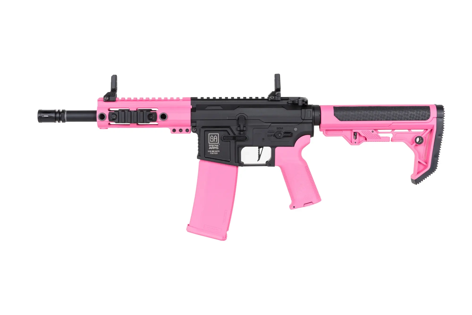 Specna Arms SA-F04-RL FLEX™ Gen.2 BLDC™ HAL ETU™ Culata Light Ops/Receptor nuevo Carabina airsoft rosa