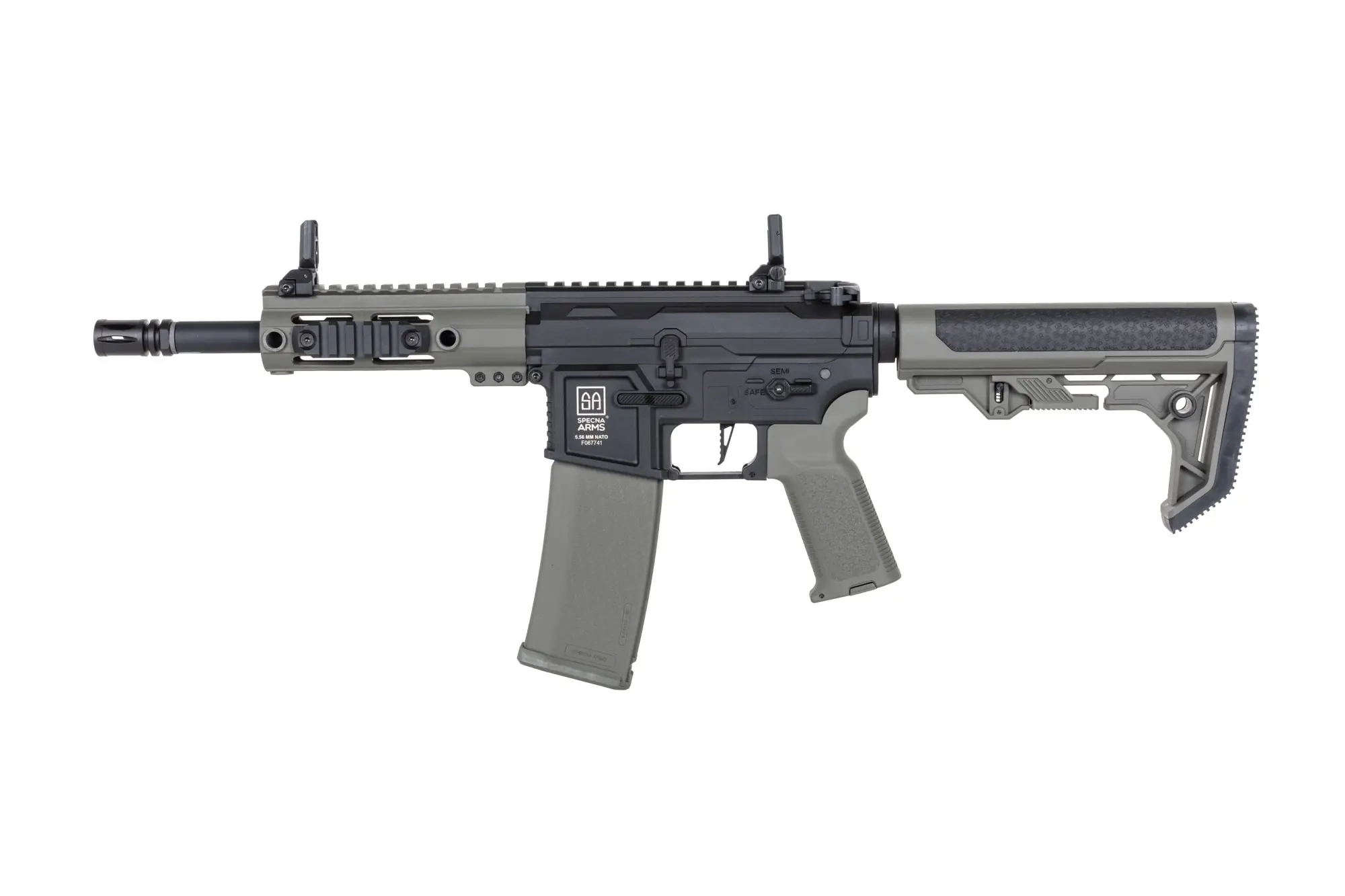 Specna Arms SA-F04-RL FLEX™ Gen.2 BLDC™ HAL ETU™ Culata de operaciones ligeras/receptor nuevo Carabina airsoft oliva