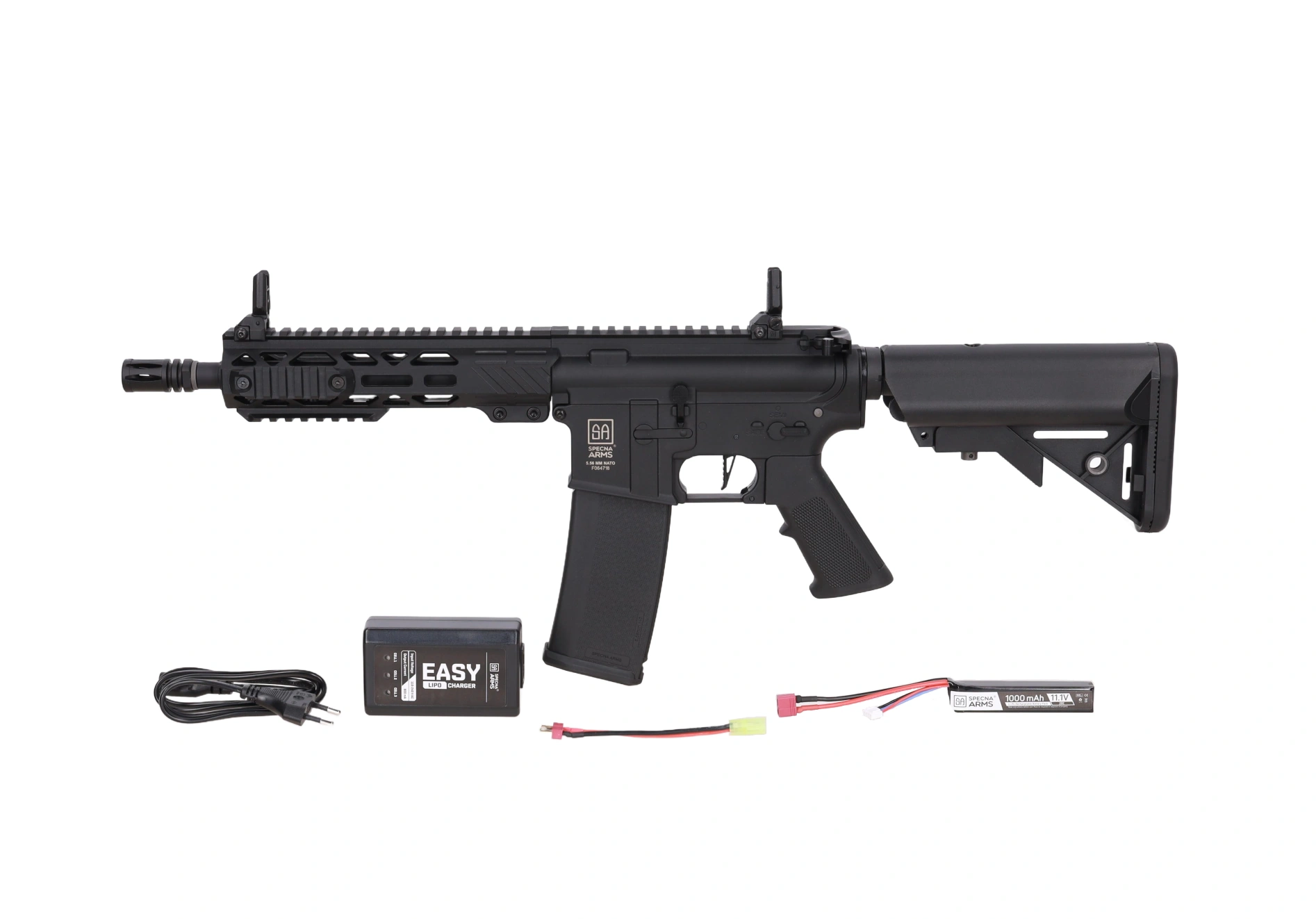 Specna Arms SA-F08 FLEX™ Gen.2 HAL ETU™ Kit de caja de entrada fácil con cargador y paquete de baterías