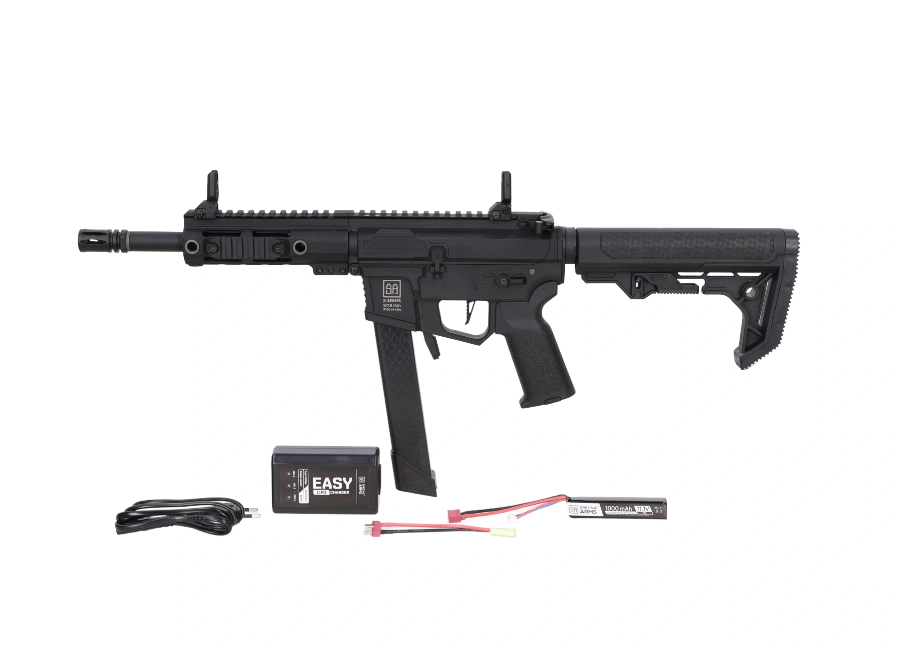 Specna Arms SA-FX01 FLEX™ Gen.2 HAL ETU™ Kit de caja de entrada fácil con cargador y paquete de baterías