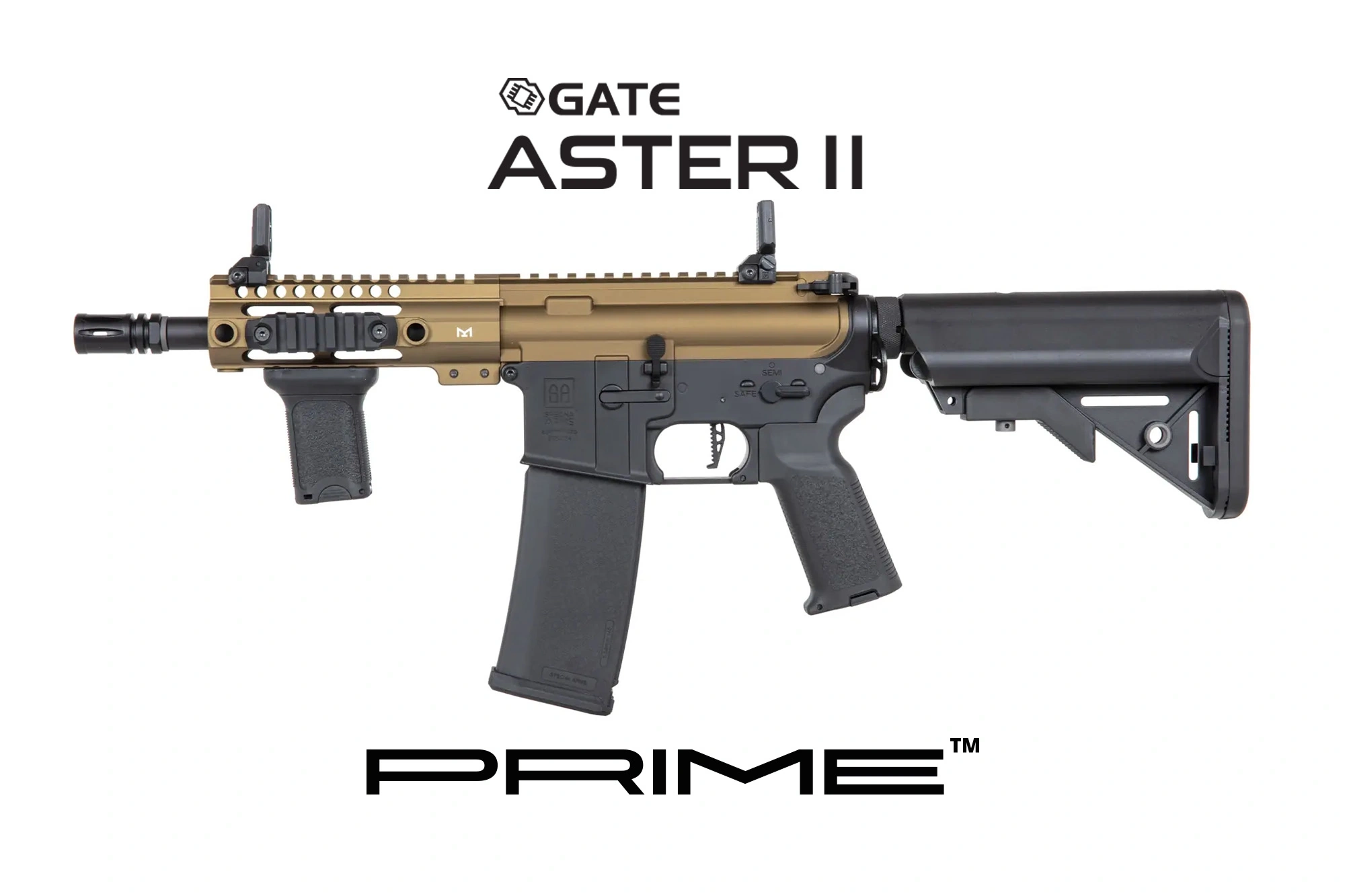 Specna Arms SA-P21 Prime™ BLDC™ Aster II ETU Caos Bronce Carabina airsoft