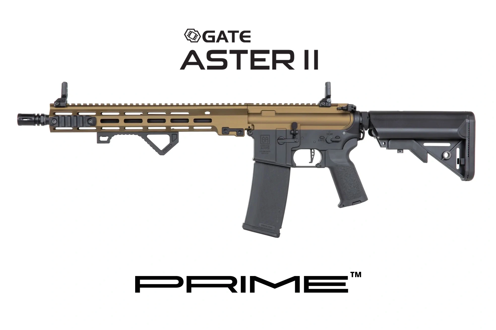 Specna Arms SA-P22 Prime™ BLDC™ Aster II ETU Caos Bronce airsoft Carabina
