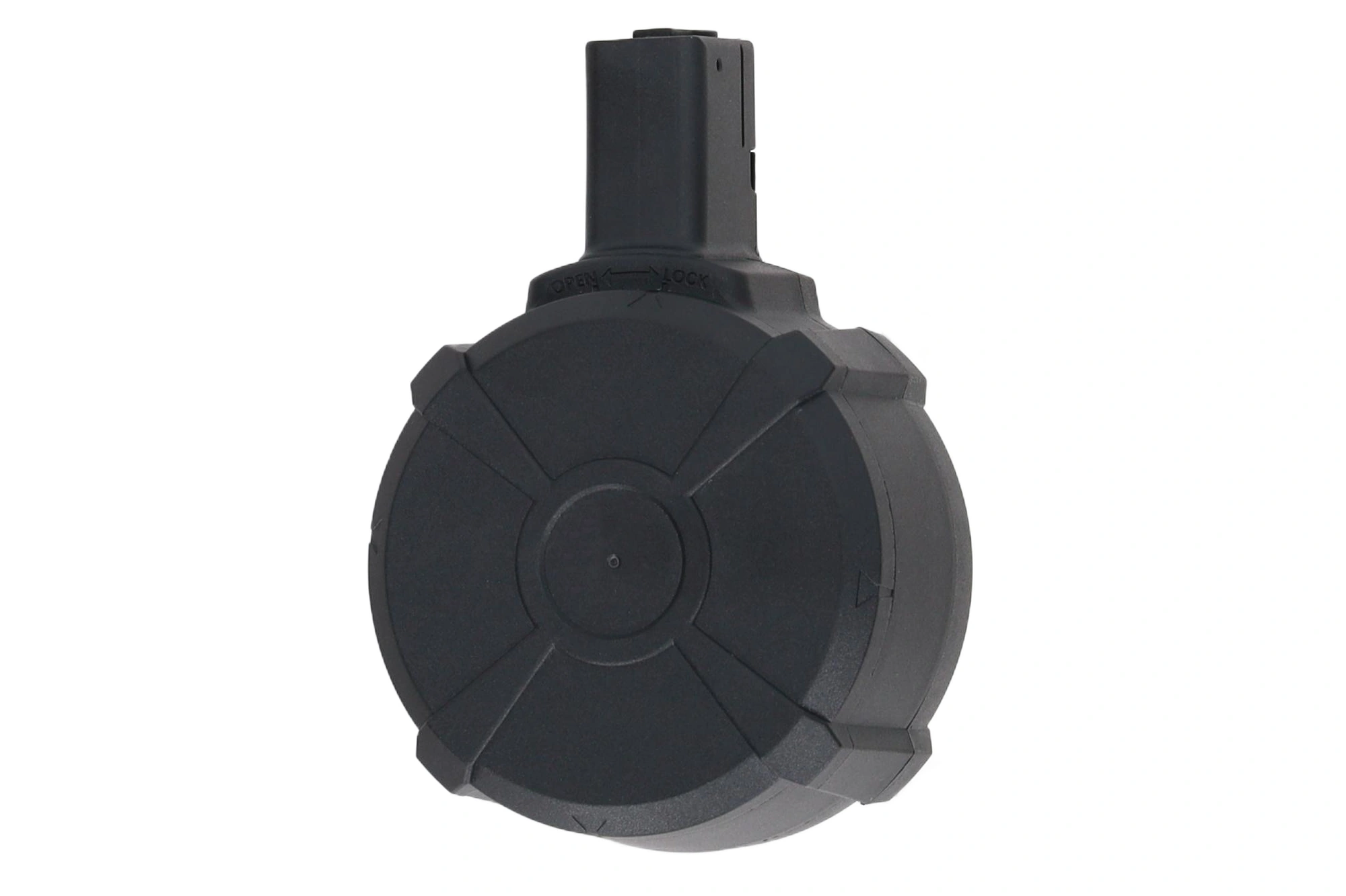 Specna Arms cargador de tambor 850 rondas eléctrico para SA-J20 AEG - Negro