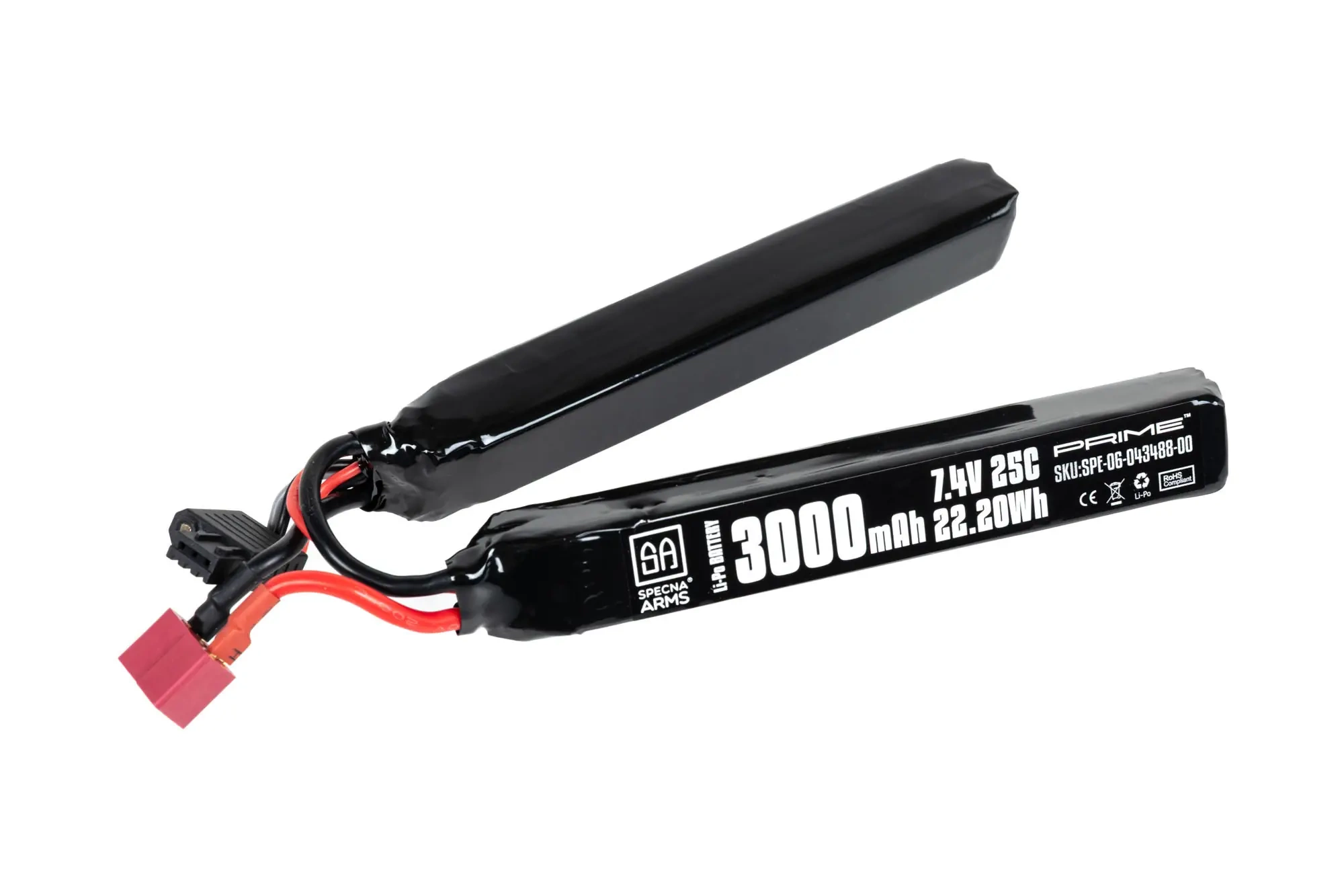 Specna Arms x Gens Ace 3000 mAh 25C 2-módulos 7.4V T-Deans Li-Po batería G-Tech