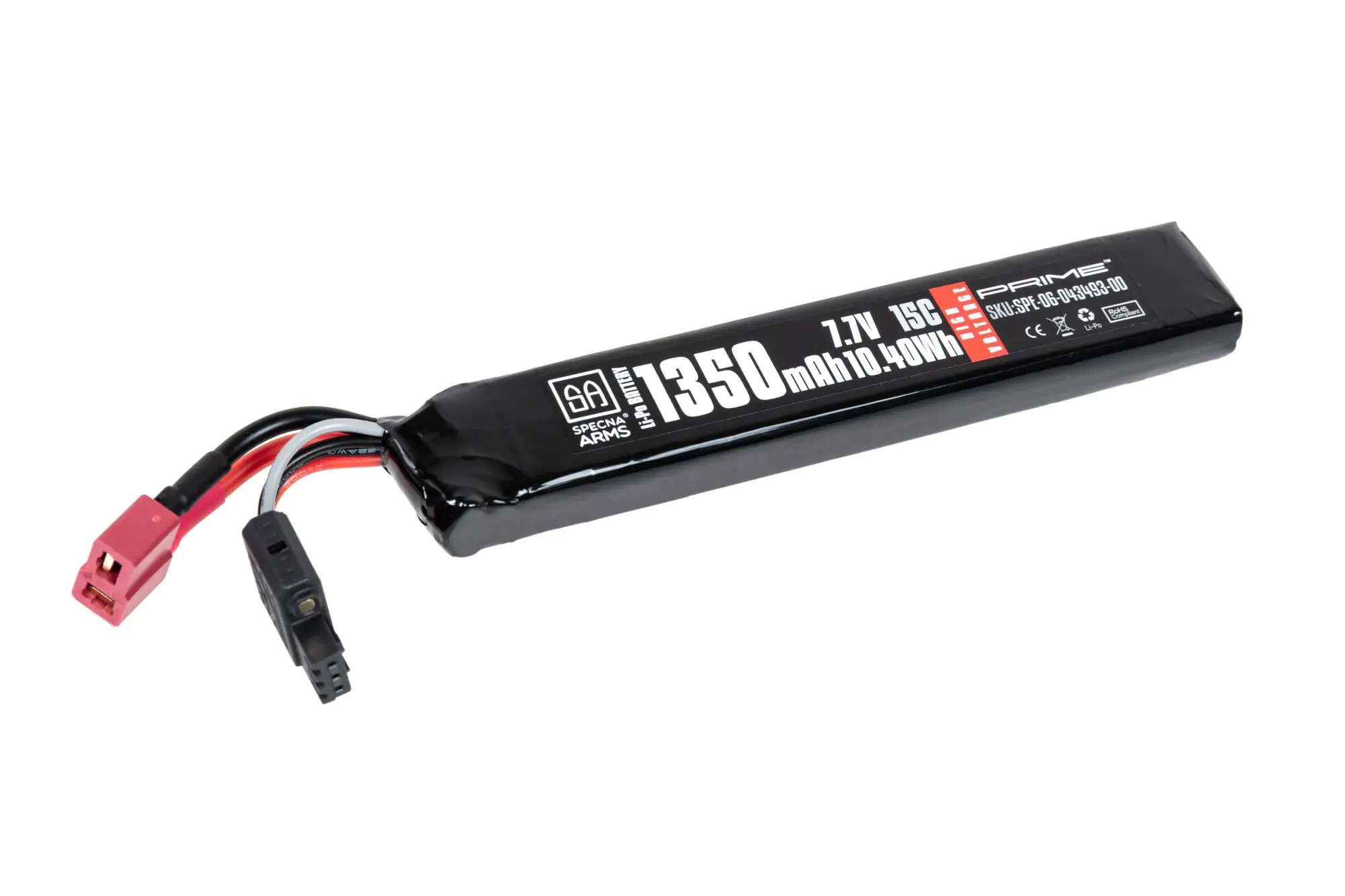 Specna Arms x Gens Ace Batería Li-Po 1350 mAh 15C 7.7V Alto Voltaje T-Deans G-Tech