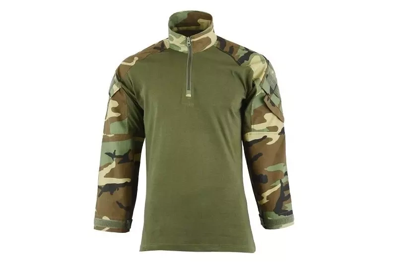 Sudadera Hybrid Tactical Combat Shirt - woodland