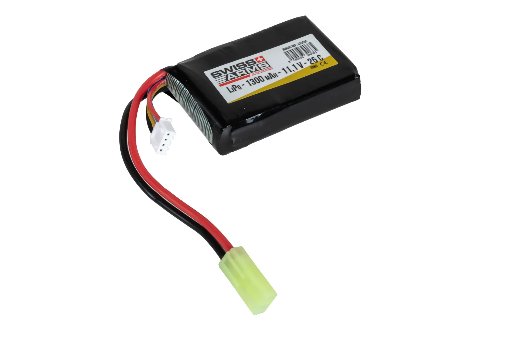 Swiss Arms 1300 mAh 11.1 V 25C Li-Po batería Mini Tamiya