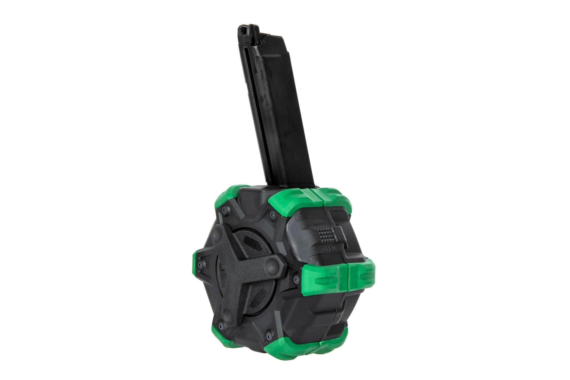 Tambor cargador gas owy 350 bolas para réplicas Serie G17 y Galaxy WE