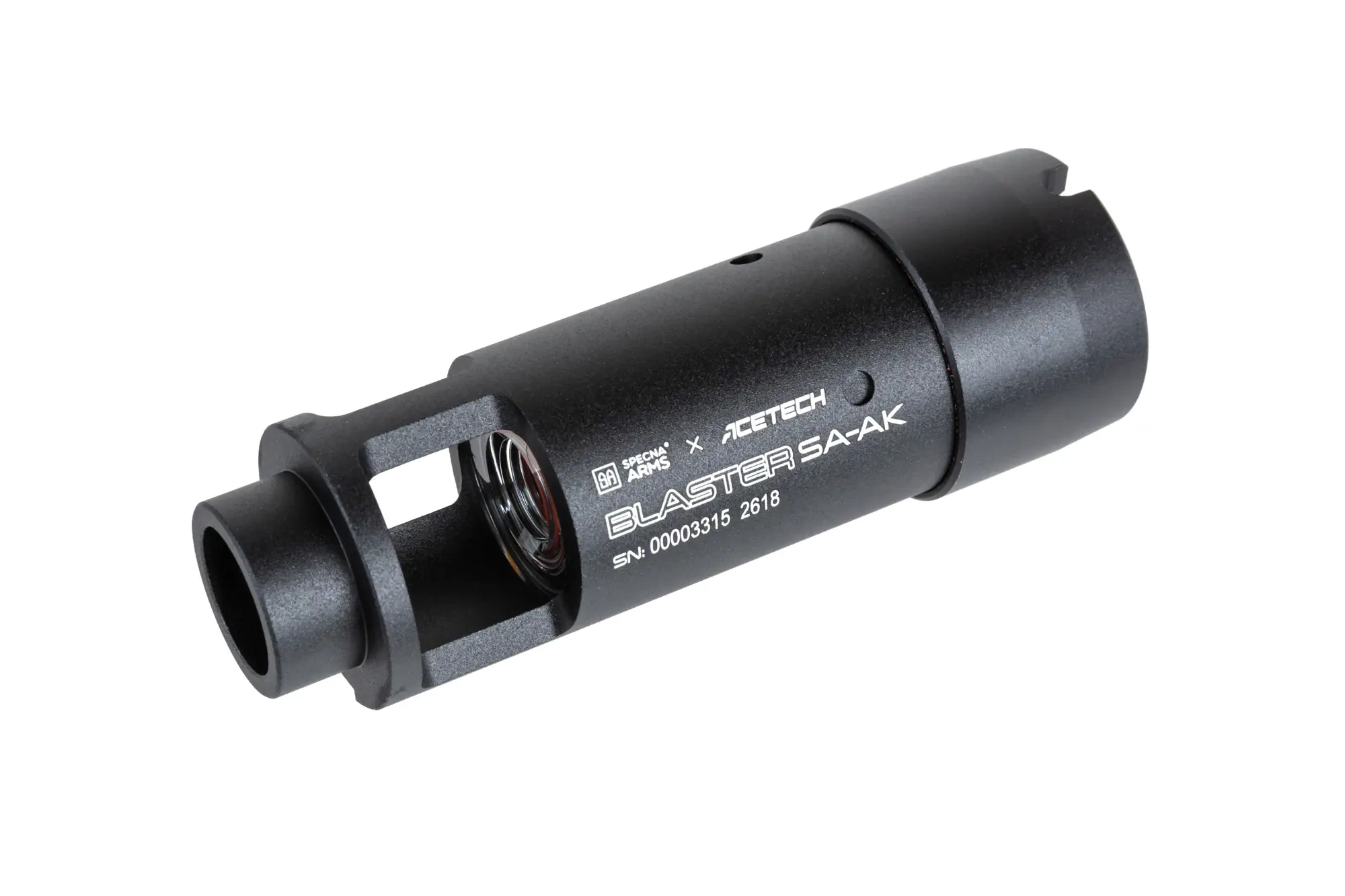 Tracer Specna Arms x AceTech Blaster SA-AK v1 Supresor Negro