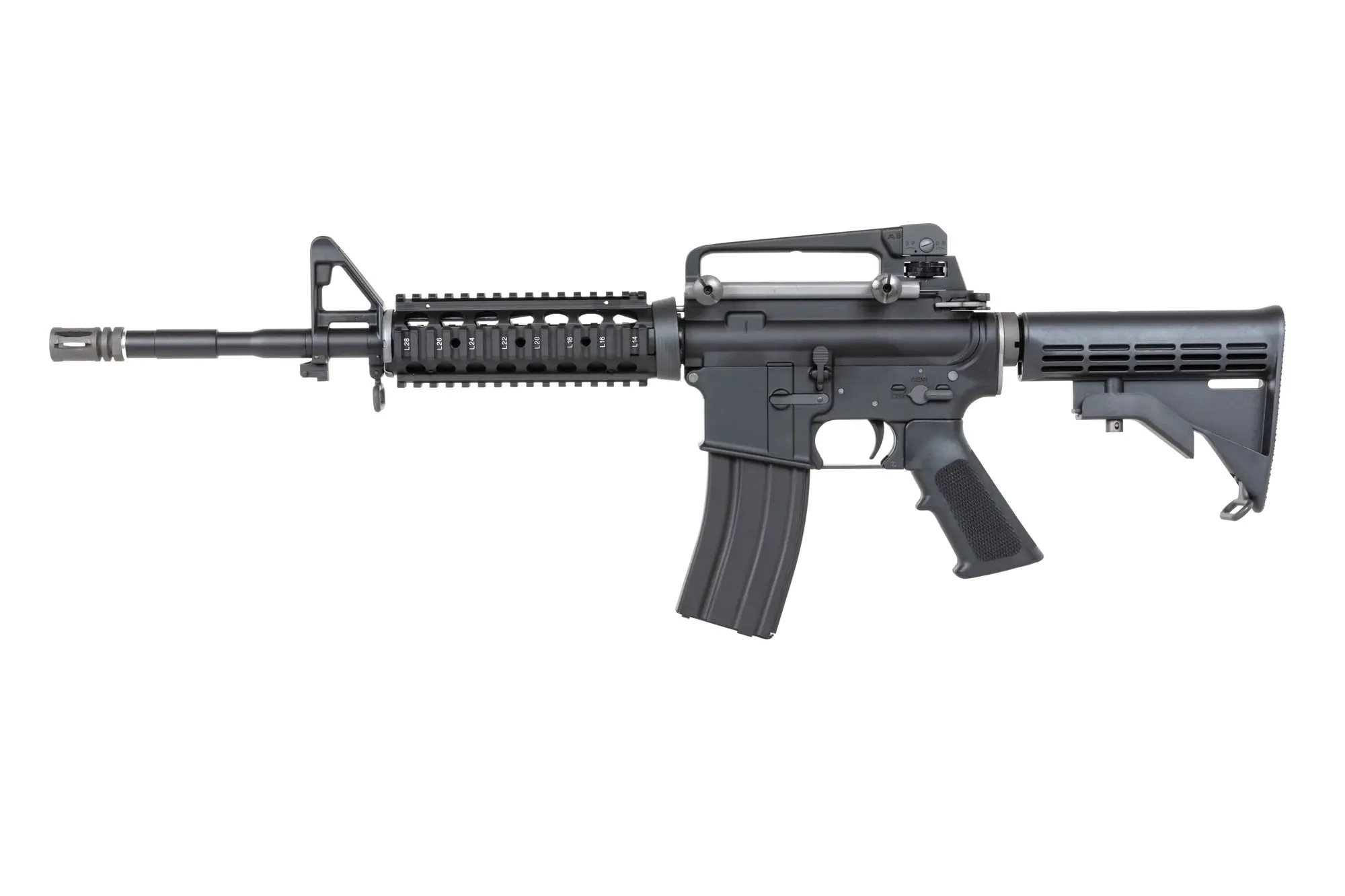 WE M4 RIS R-M001 GBBR Carabina airsoft Gen. 3 Negro