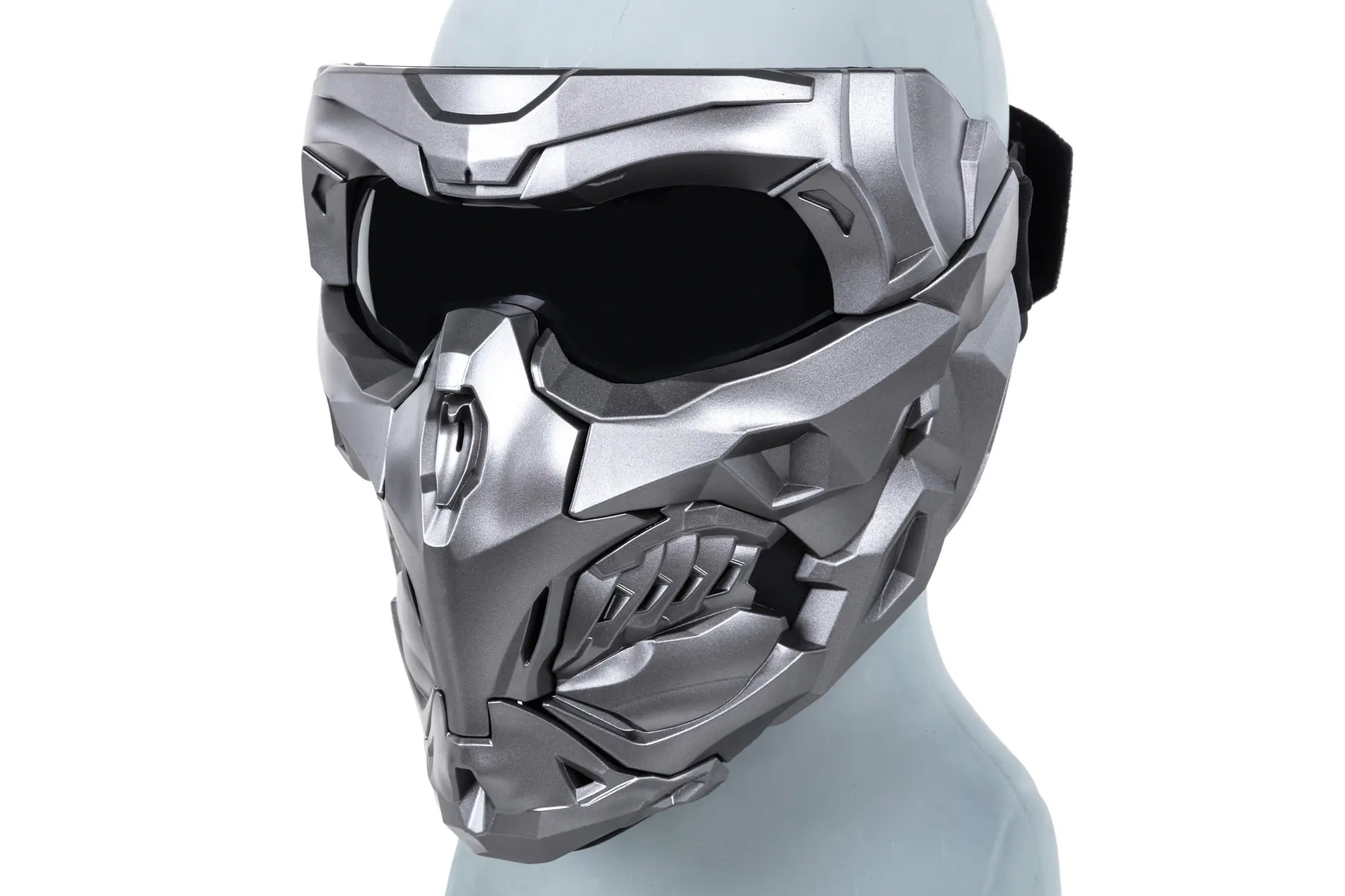 Wosport Doomsday MA-150 Juego de máscaras 2 en 1 Gris claro