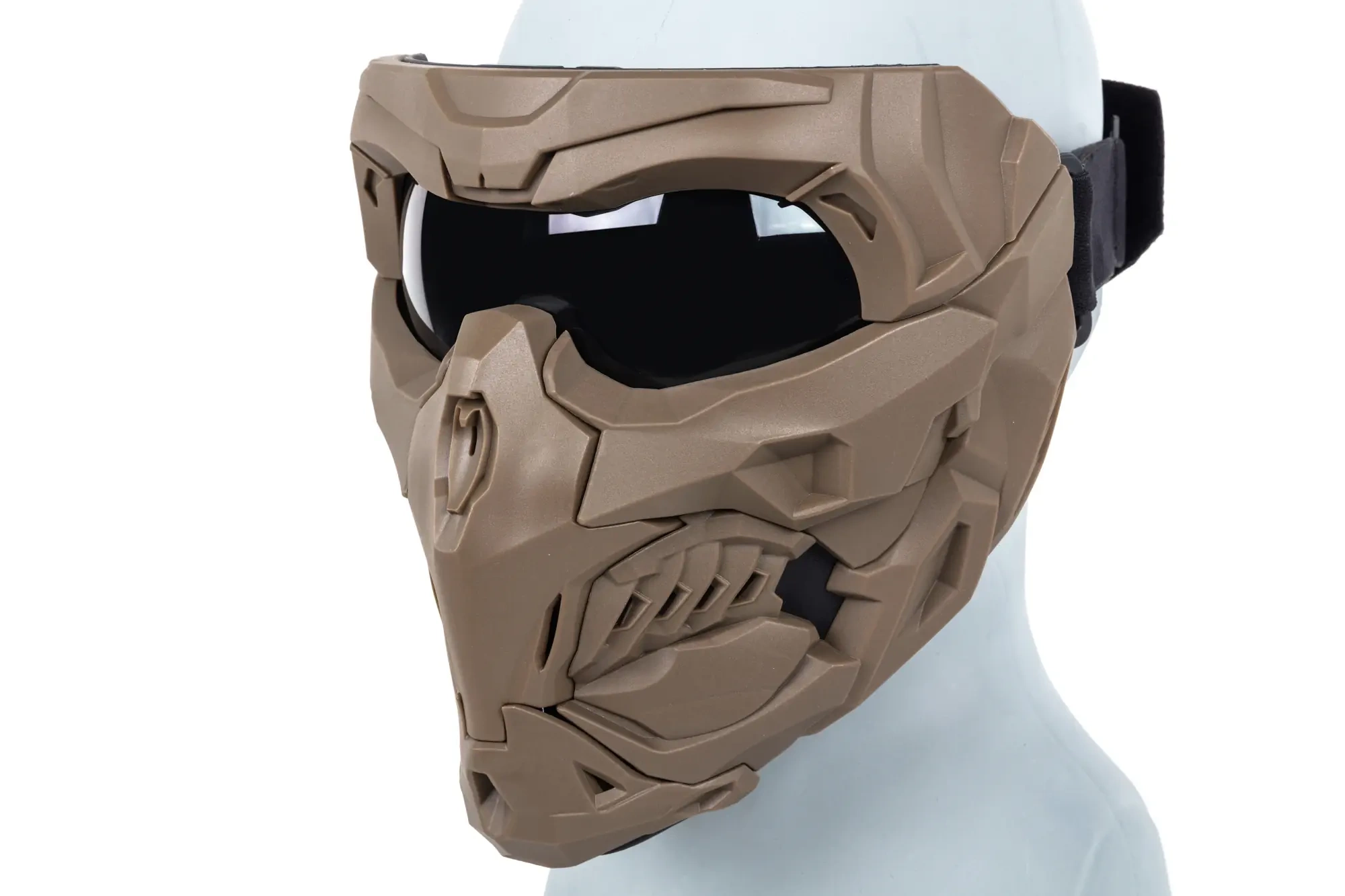 Wosport Doomsday MA-150 Tan 2 en 1 Máscara Set