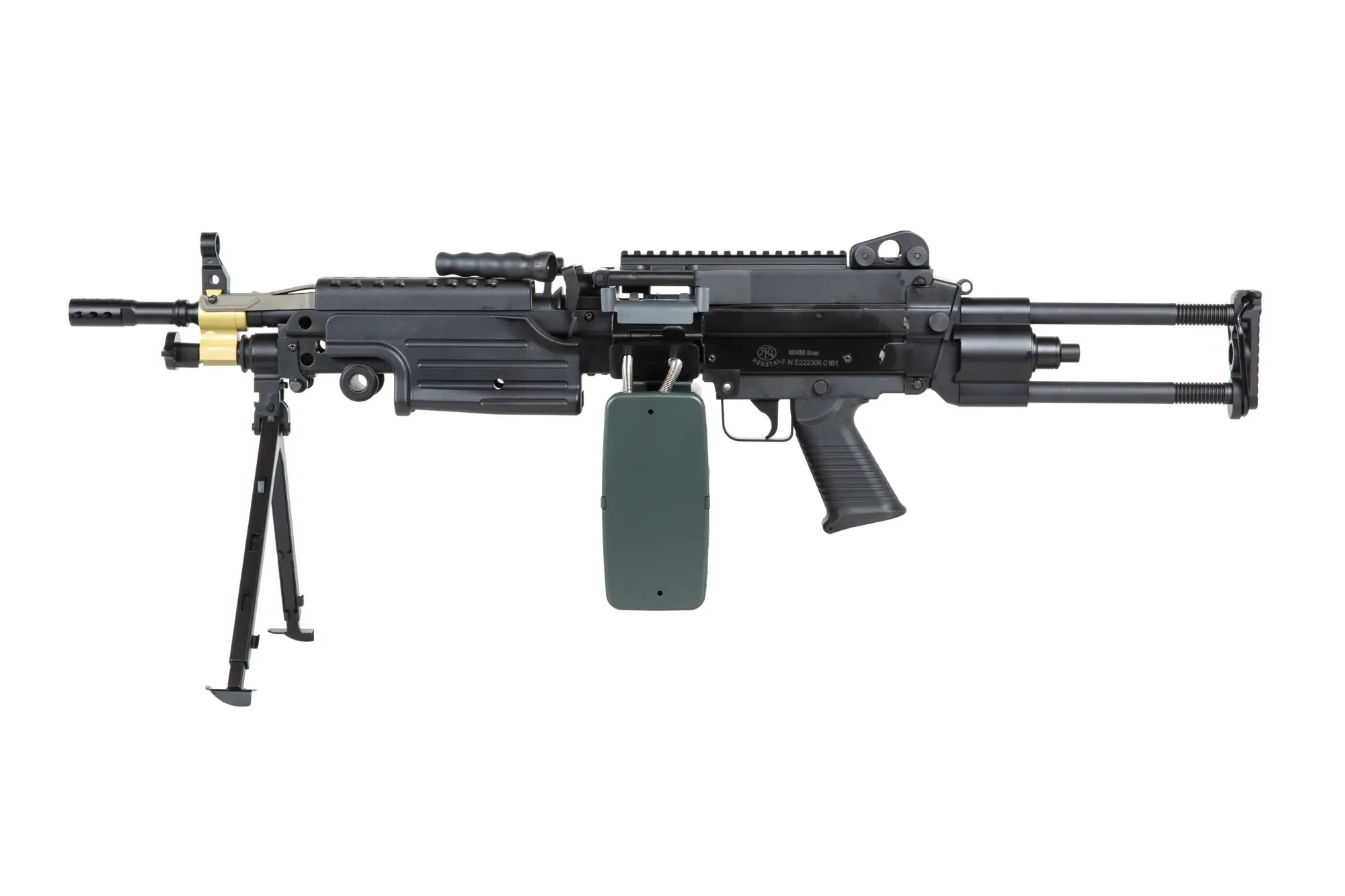 airsoft A&K Cybergun M249 PARA subfusil Negro