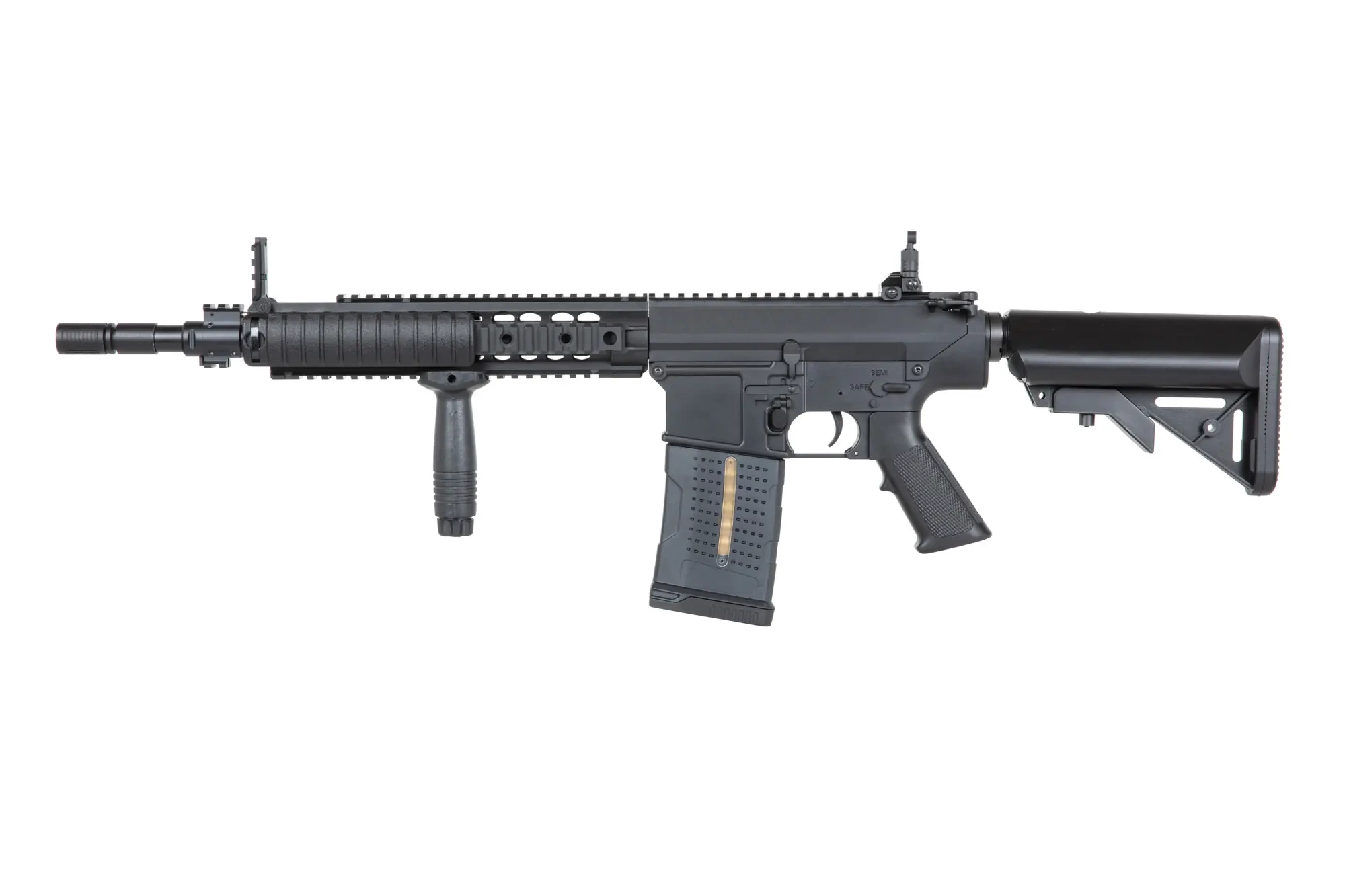 airsoft A&K SR25K-P-N Rifle Selector Versión Polímero