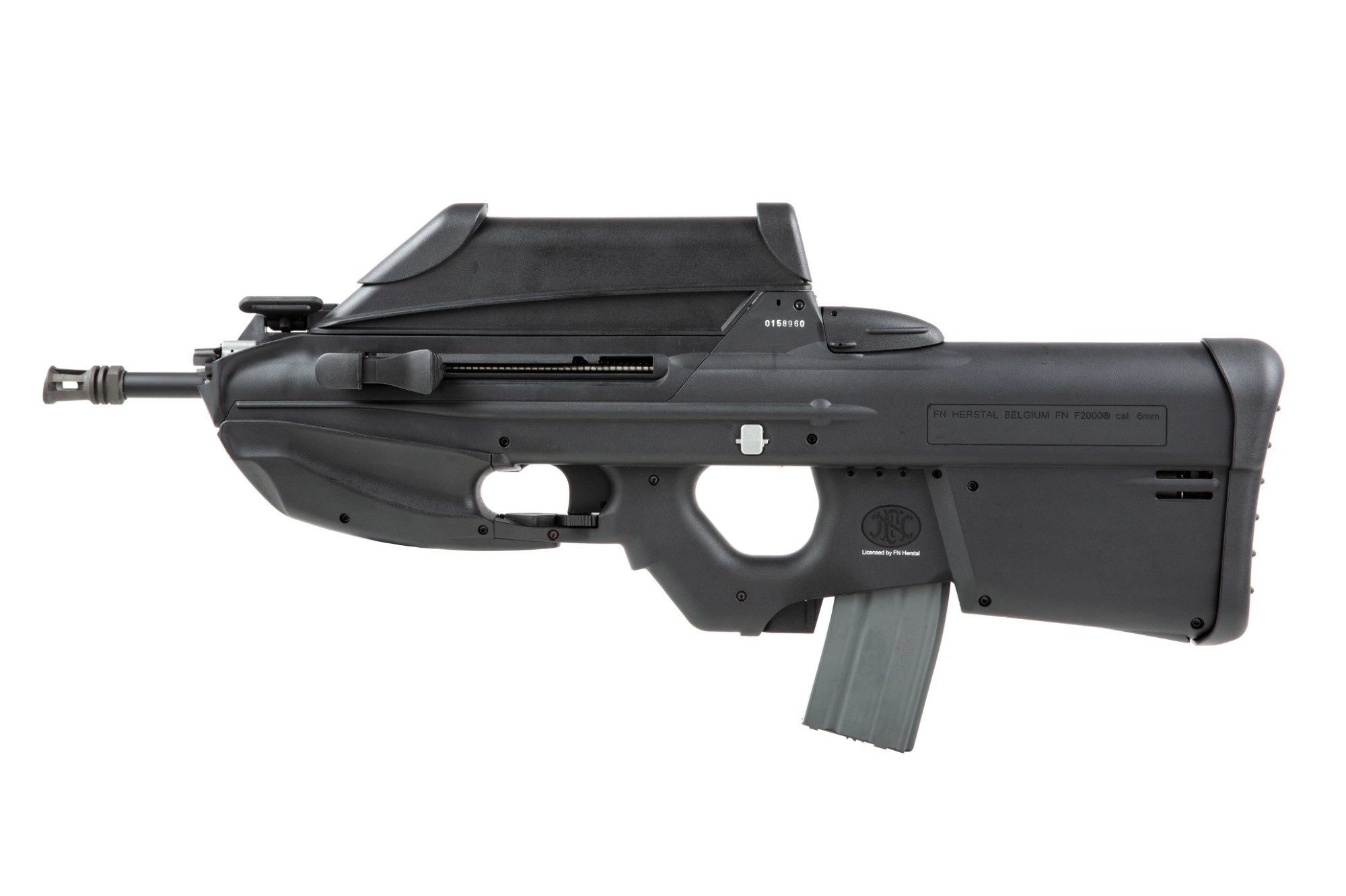airsoft FN F2000 fusil de asalto con mira ETU Negro (OUTLET)