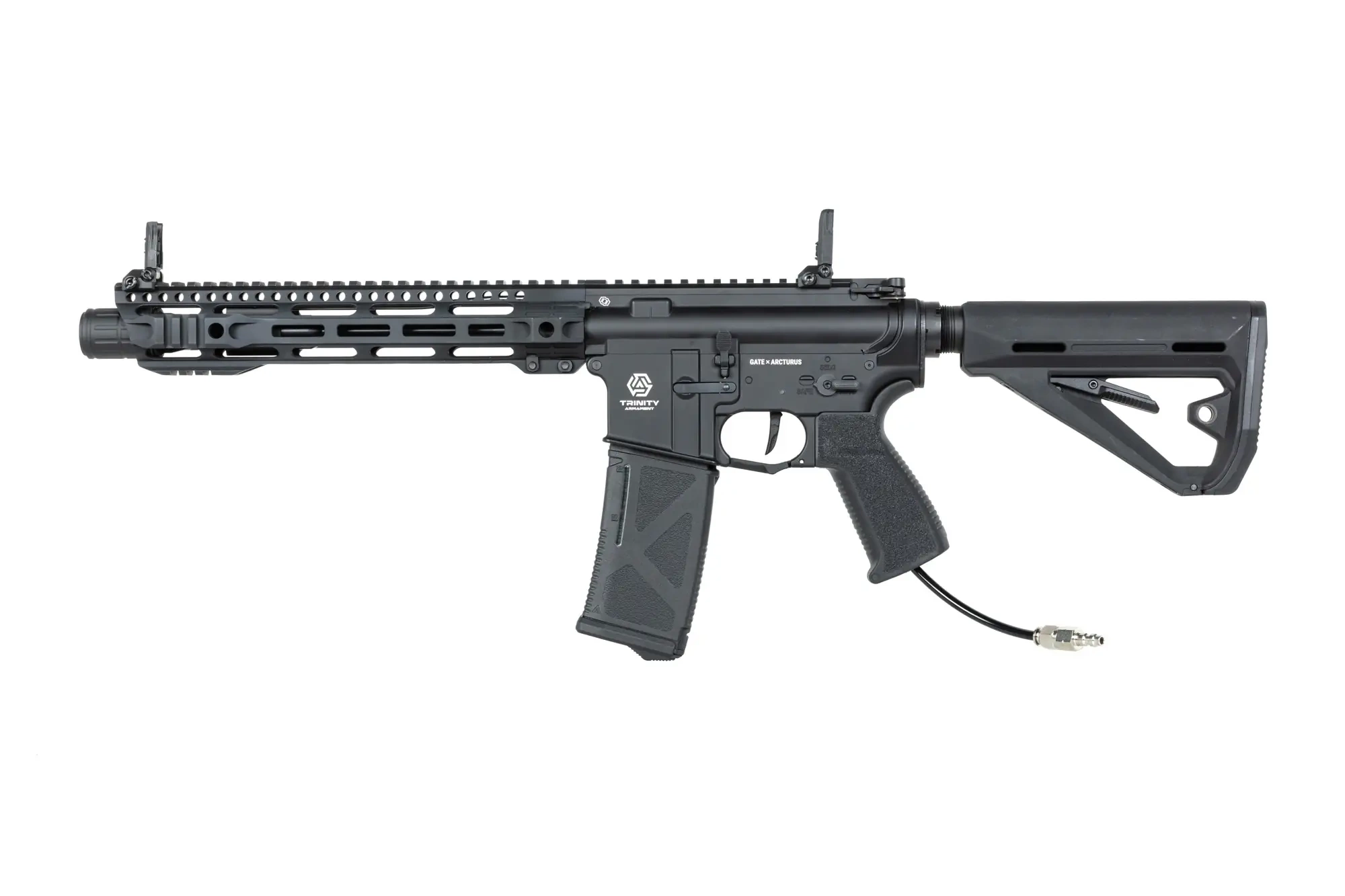 airsoft GATE x ARCTURUS Trinity Armament Alpha Carbine 11.5'' HPA PULSAR D & TITAN II Bluetooth® fusil de entrenamiento