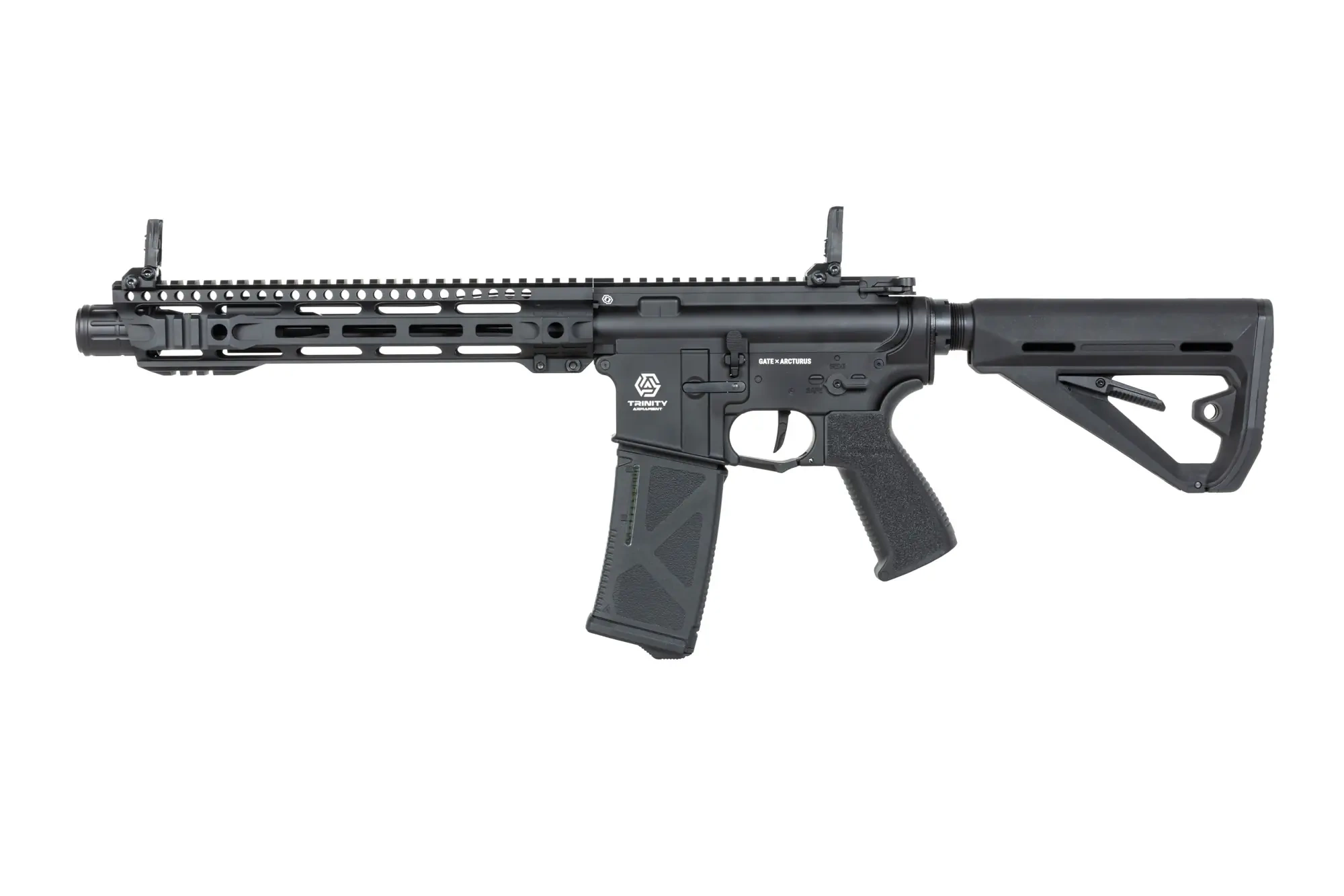 airsoft GATE x ARCTURUS Trinity Armament Carabina Alpha 11.5'' TITAN II Bluetooth® ETU Carabina de Entrenamiento