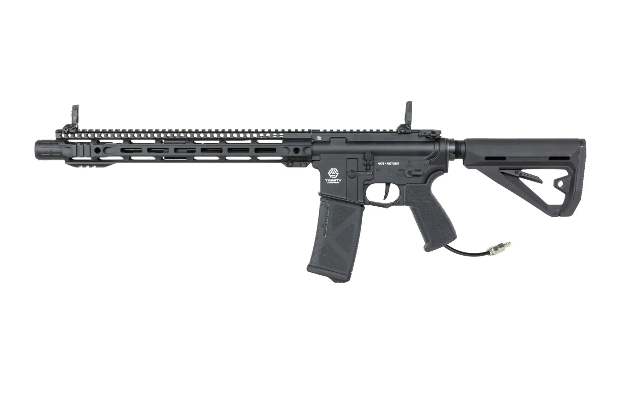 airsoft GATE x ARCTURUS Trinity Armament Rifle Alpha 15.3'' HPA PULSAR D & Carabina de Entrenamiento TITAN II Bluetooth®