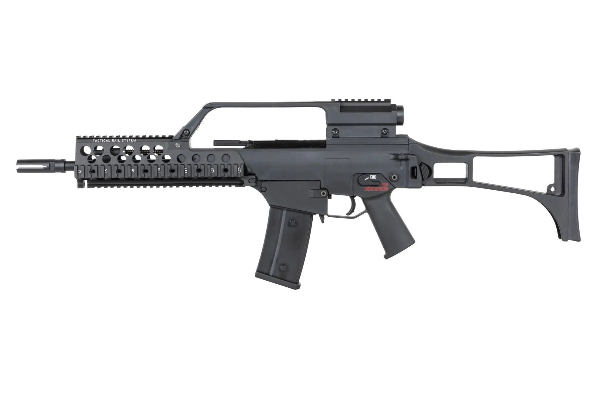 airsoft SRC DUAL POWER SR36 KSK COB-303 fusil con visor Negro